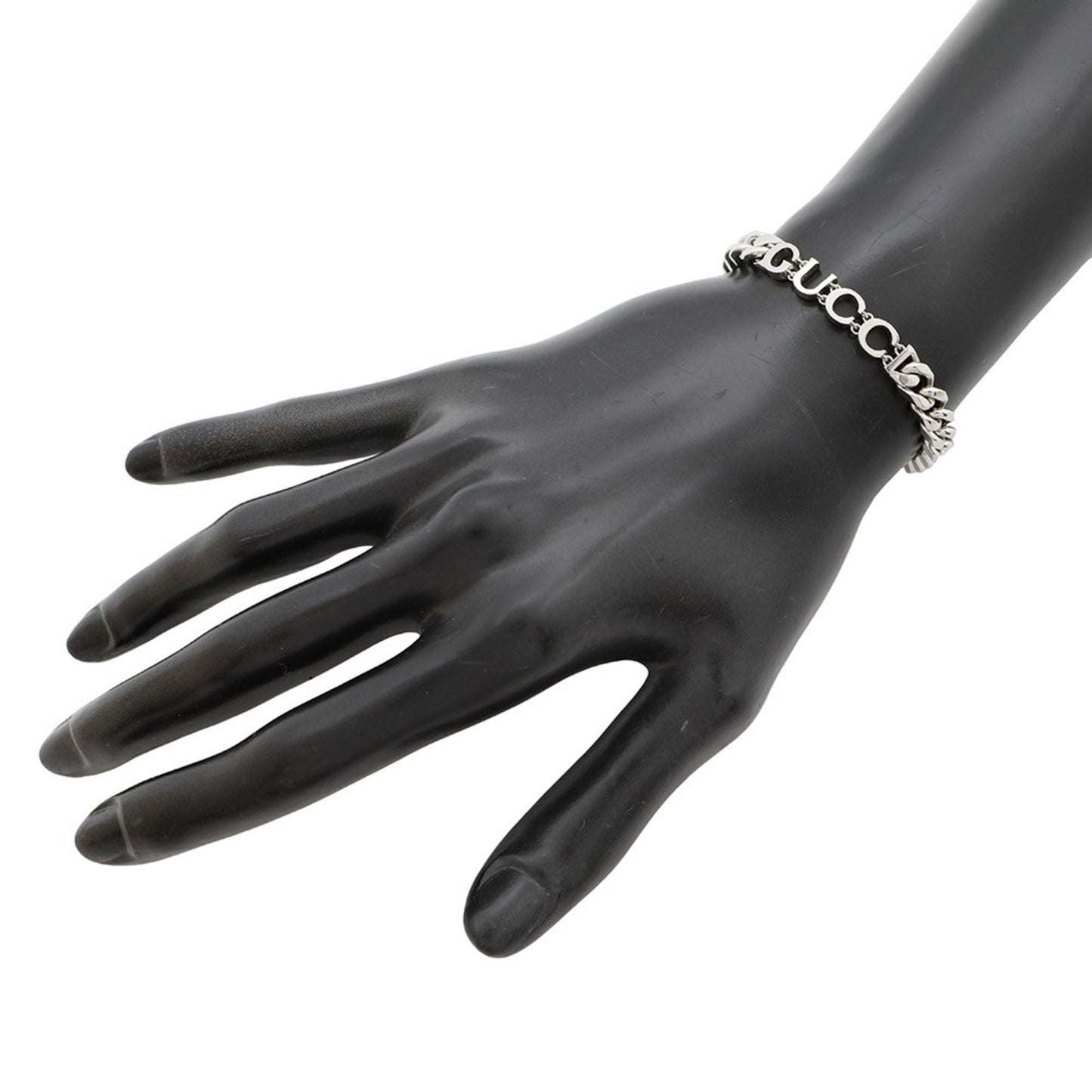 Gucci Bracelet Icon Script Chain Size M 796655 GUCCI