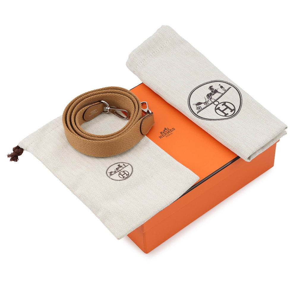 Hermes Evelyne TPM Shoulder Bag 111cm Amazon Biscuit Taurillon Clemence K Stamp Handbag Women's HERMES — Like New