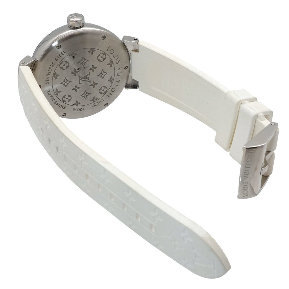 Louis Vuitton Tambour Q1111 Men's Watch, Date, Brown Quartz Watch — Very Good
