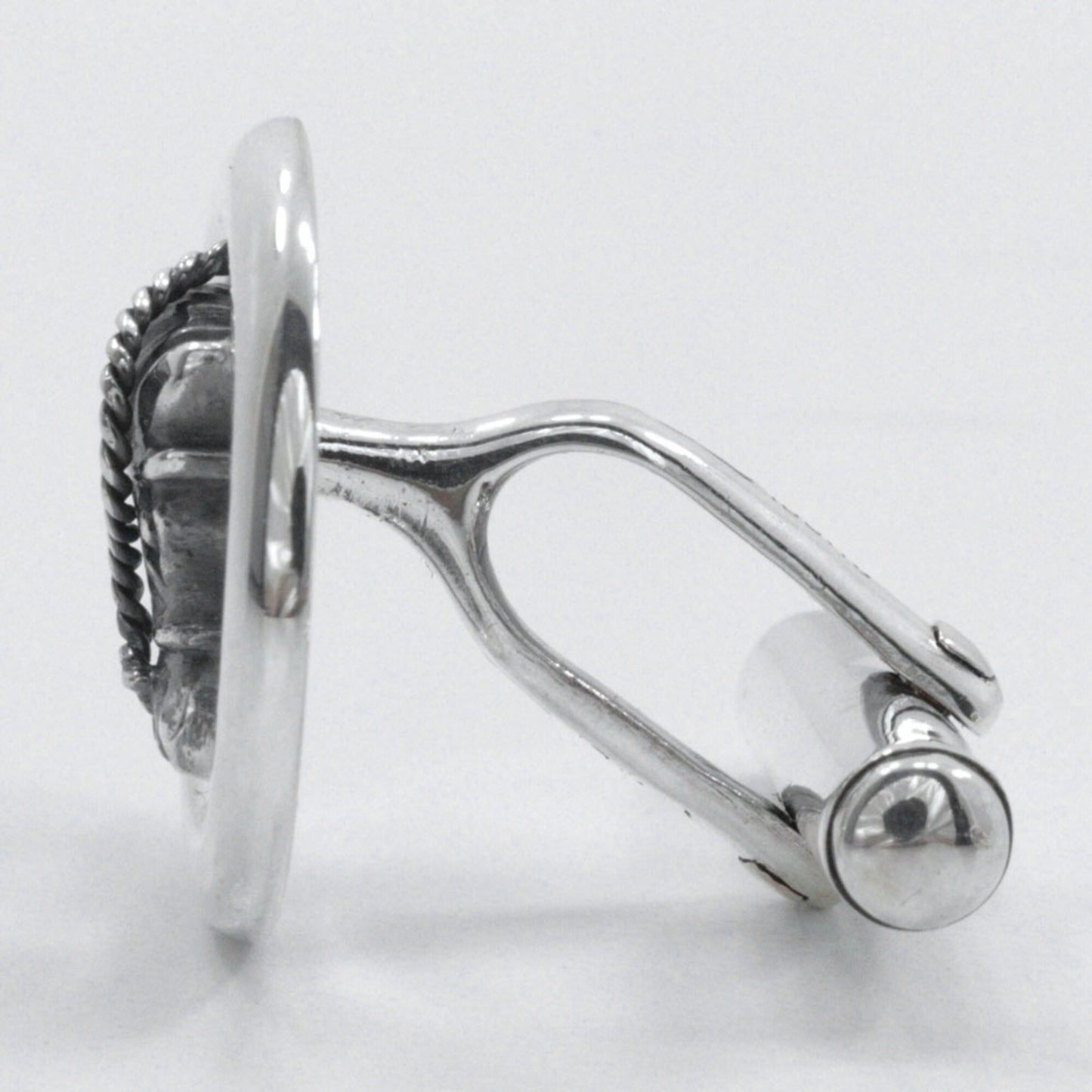 Gucci Horse Motif Cufflinks in Silver 925 for Men