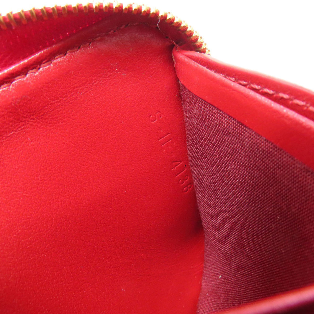 Celine C metal wallet/coin case leather women's