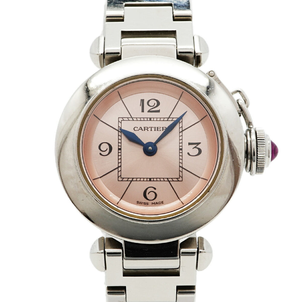 Cartier Miss Pasha W3140008 Pink Dial Women's Watch — Good