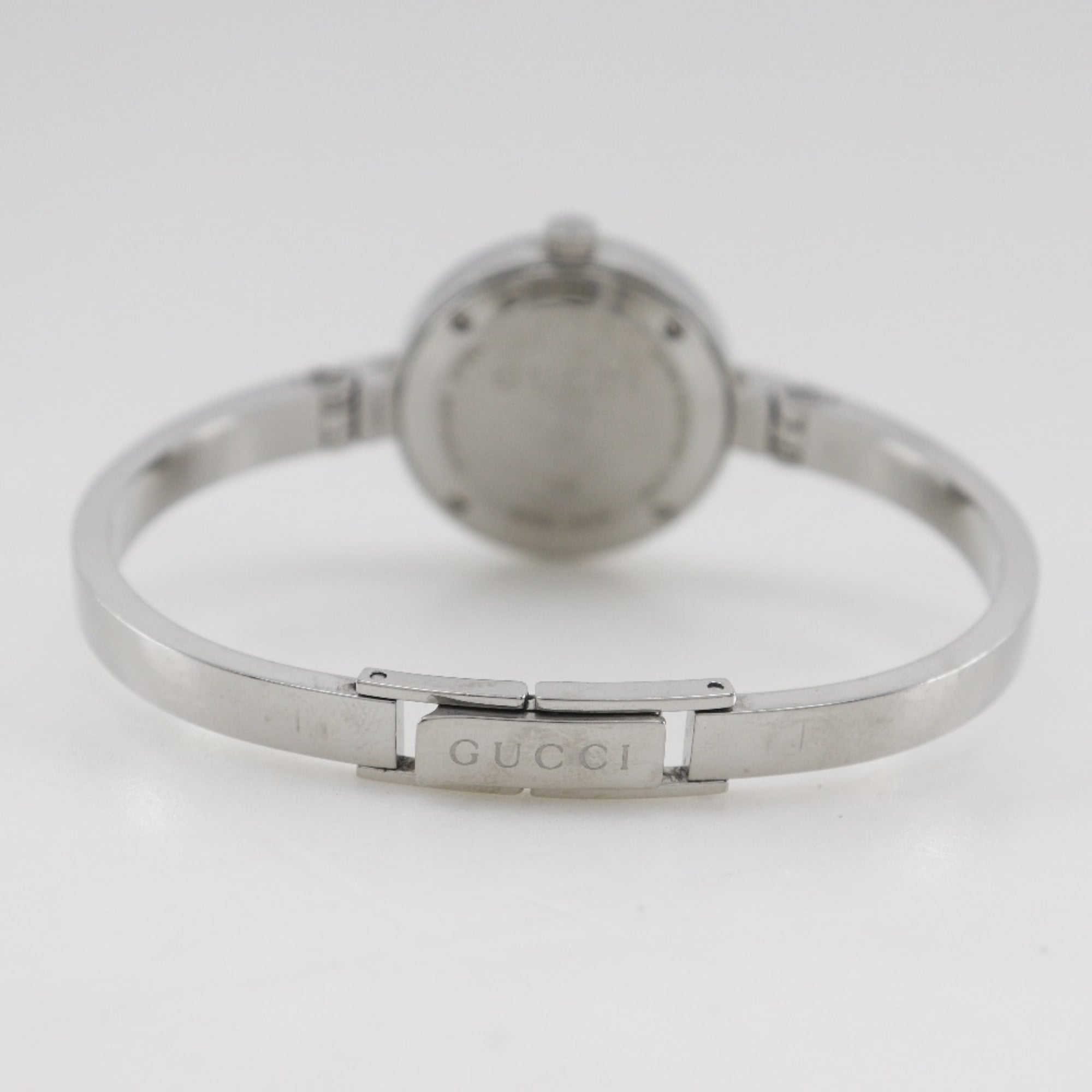 Gucci G Circle Watch Logo 105 Stainless Steel Quartz Analog Display White Dial Women's — Good
