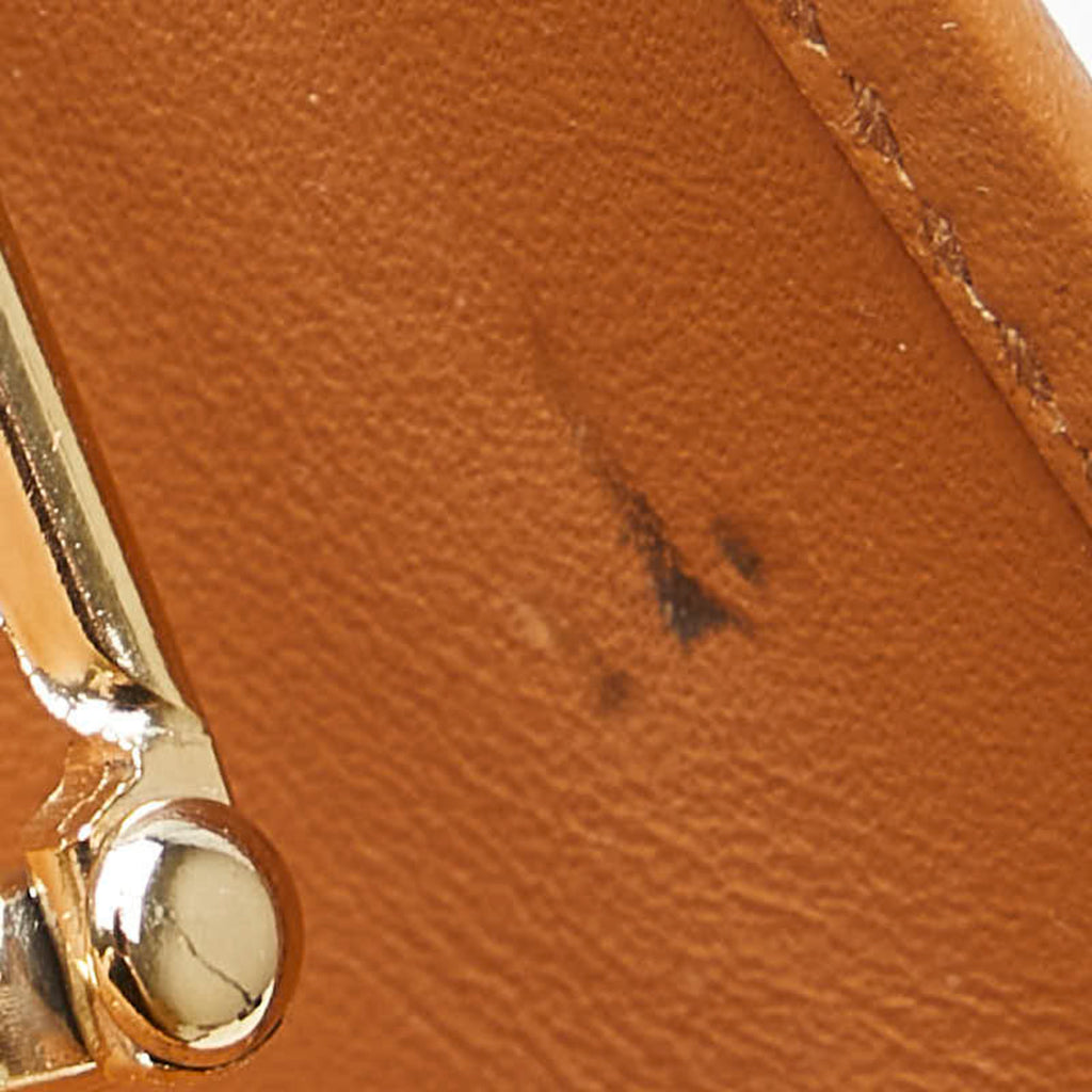 Celine Macadam Long Wallet Brown Leather Women's CELINE