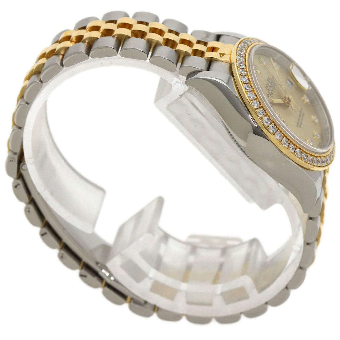 Rolex 279383RBR Datejust Star IX Diamond Bezel Watch in Stainless Steel/18K White Gold (18K Gold) for Women