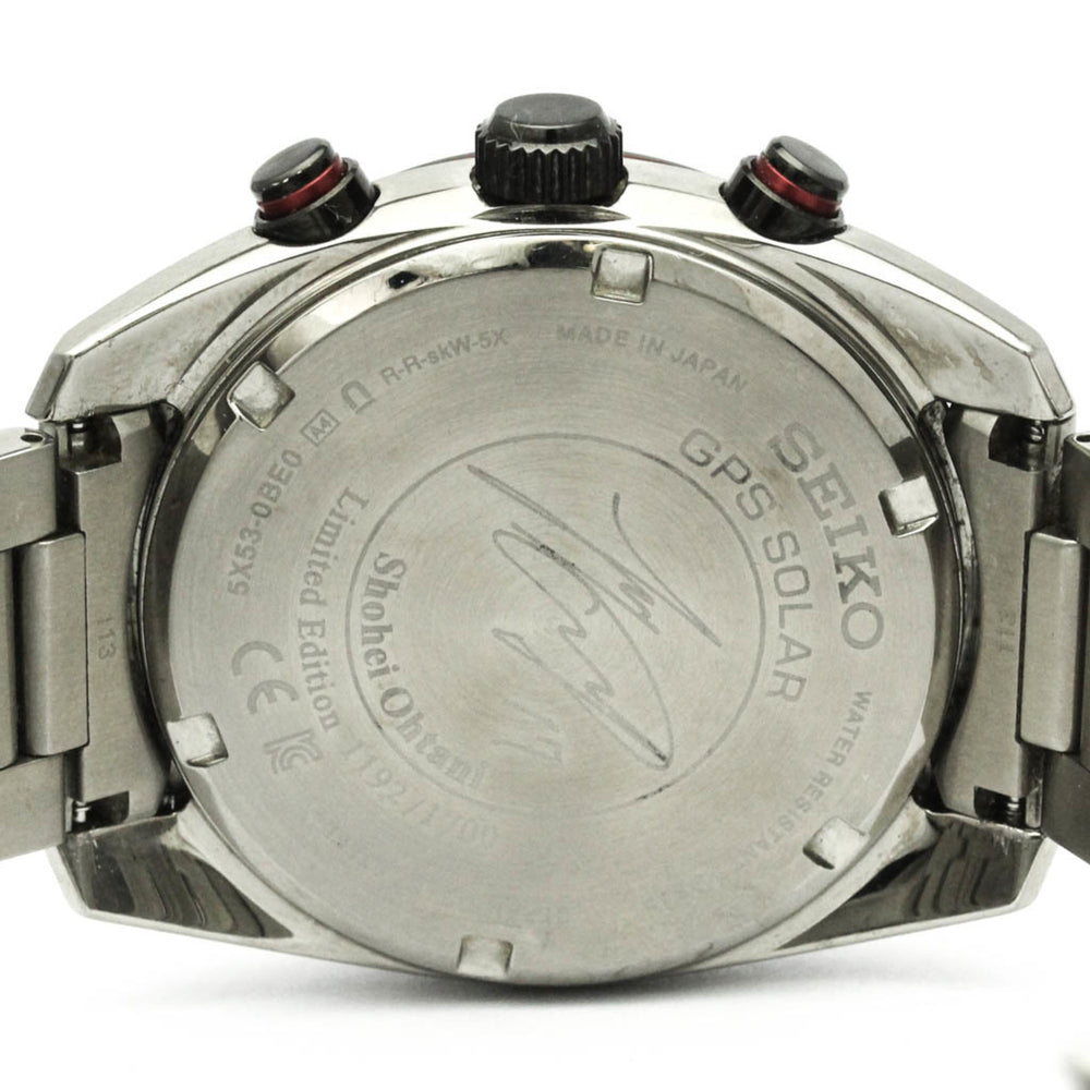 SEIKO Astron Otani Shohei LTD Edition Radio Solar GPS Mens Watch SBXC081(5X53-0BE0) — Good
