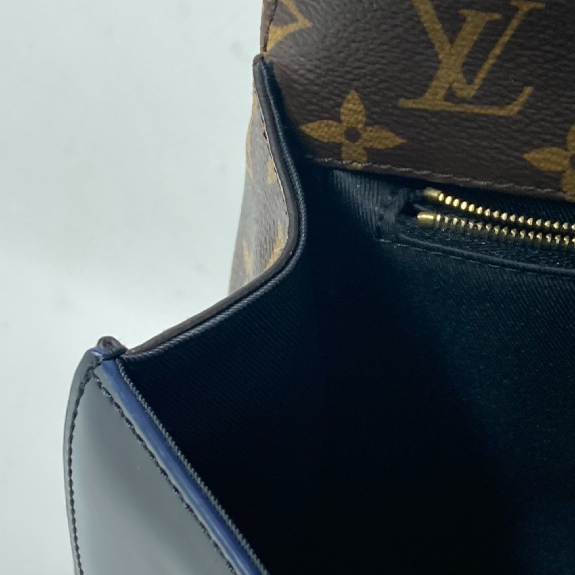 LOUIS VUITTON M53353 Monogram Cherrywood PM Handbag Patent Leather Canvas Women's Black G-240810-17 — Like New