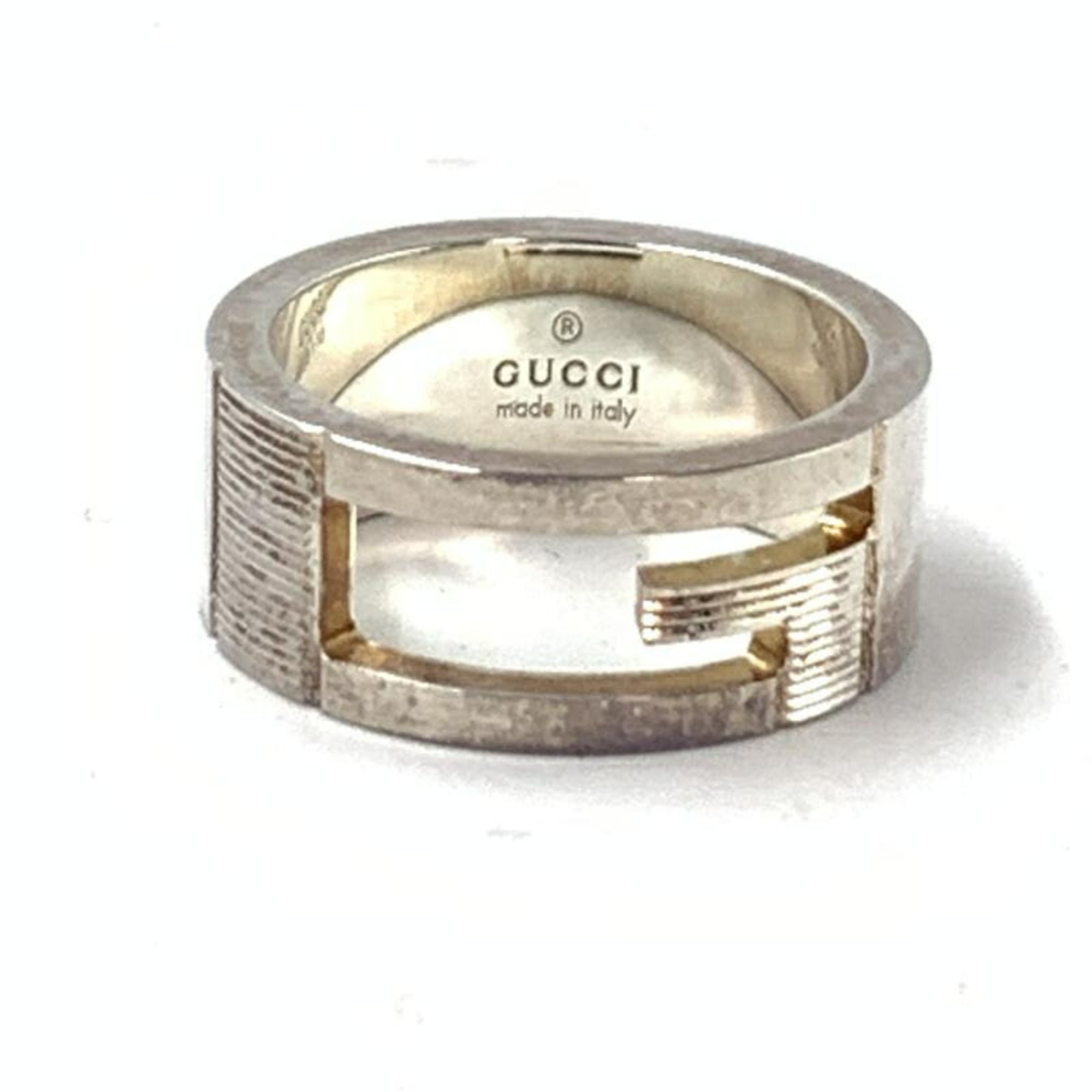 GUCCI Silver 925 G Ring R-C Gucci