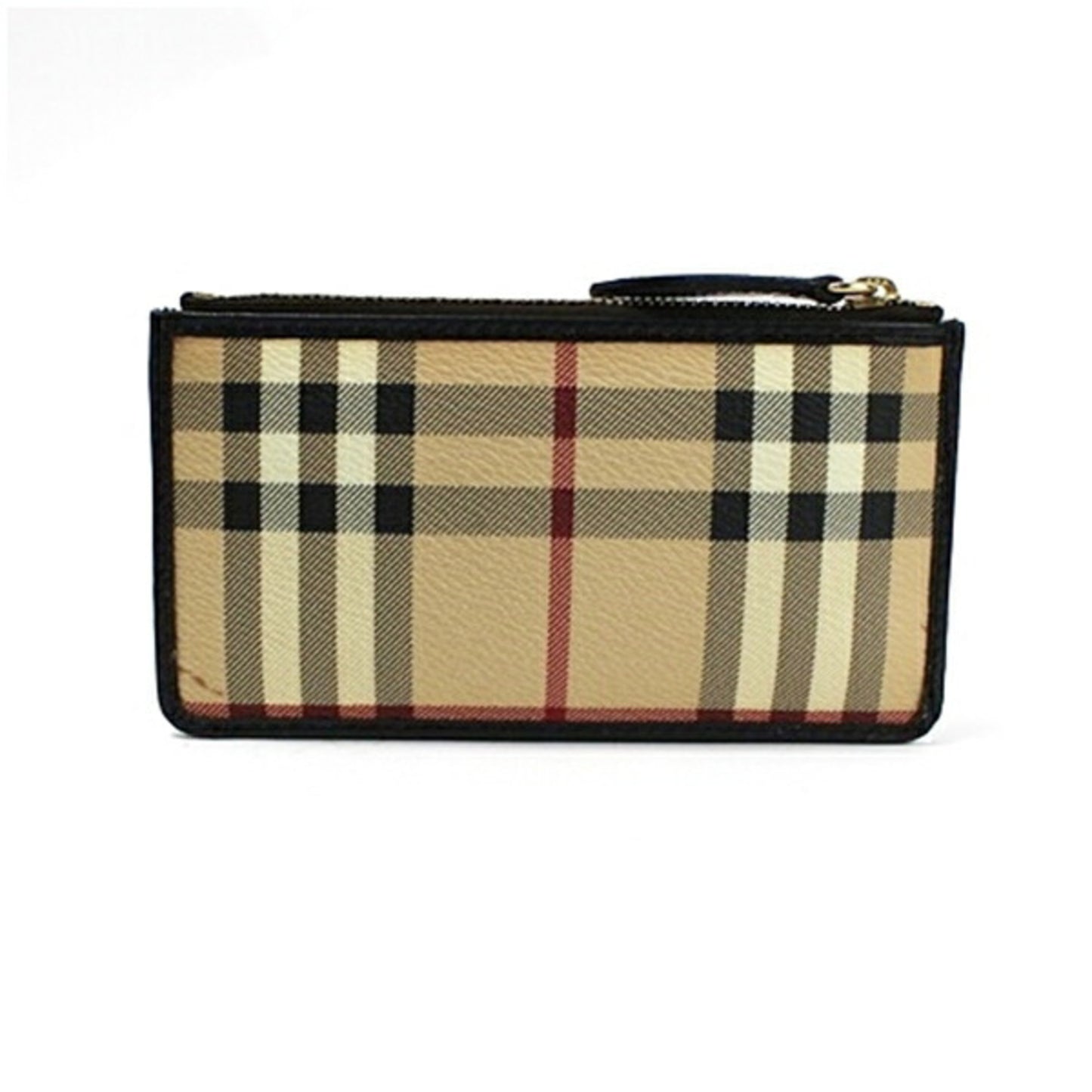 Burberry coin case Nova check Shadow Horse Beige Men's purse Fragment Storage