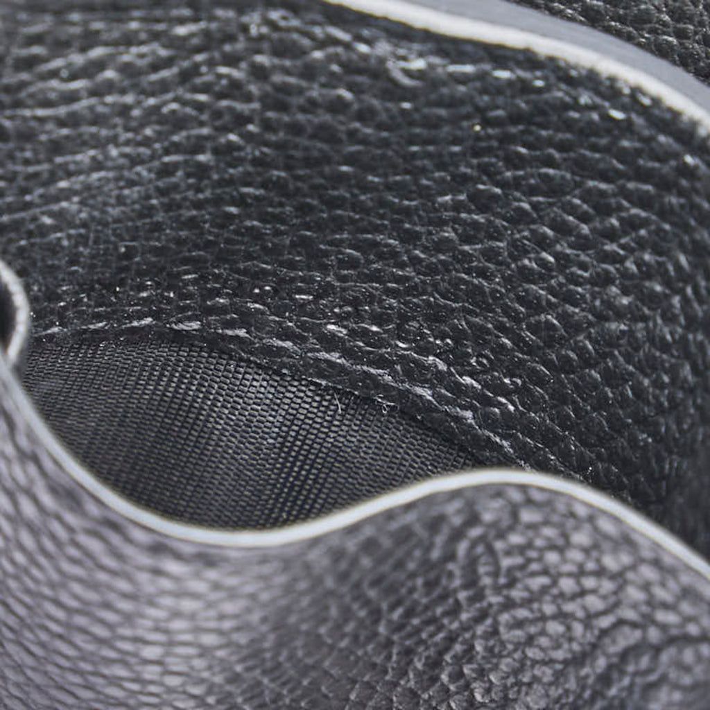 Saint Laurent Tri-fold Compact Wallet Black Leather Women's SAINT LAURENT