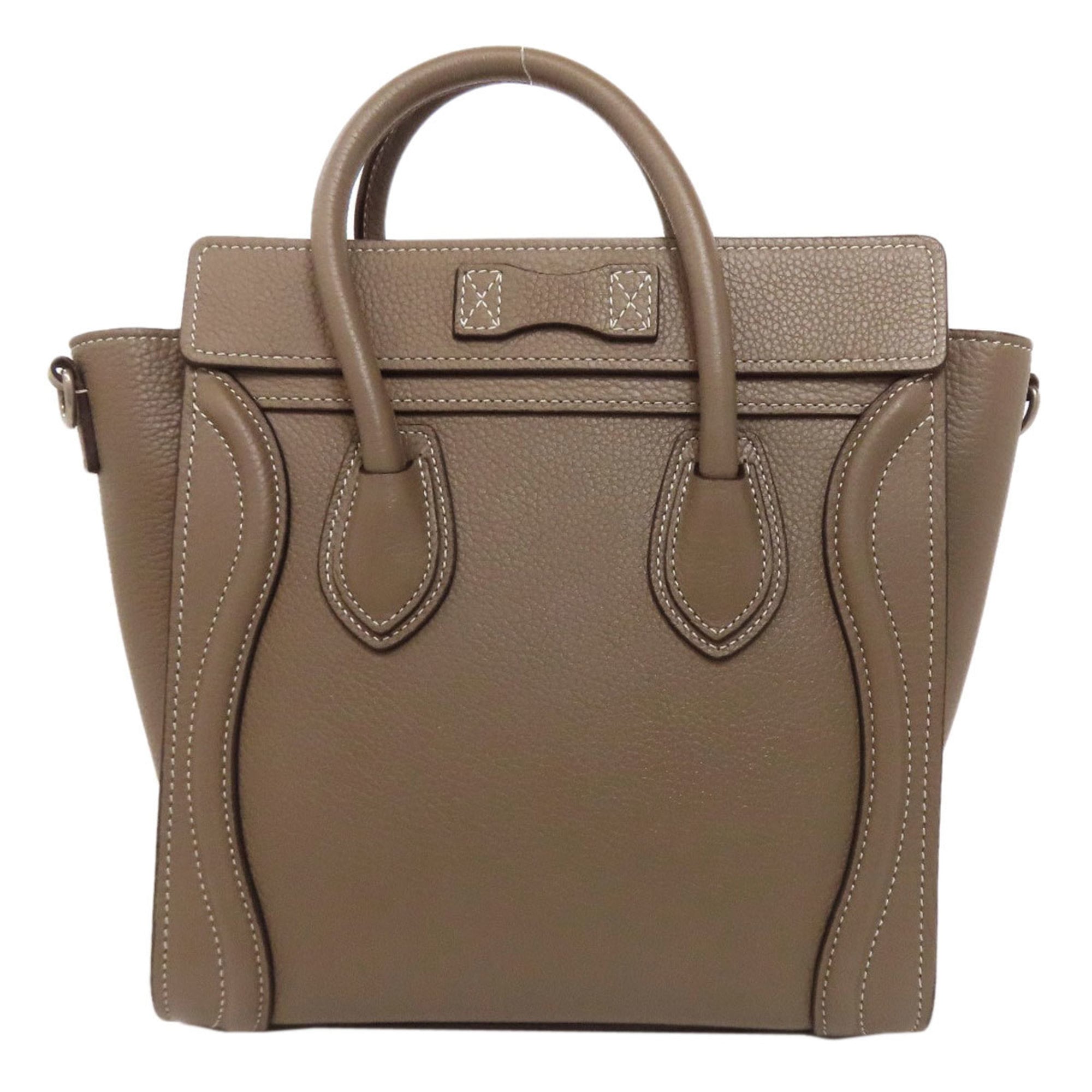 Celine Luggage Nano 2-Way Handbag in Calfskin for Women