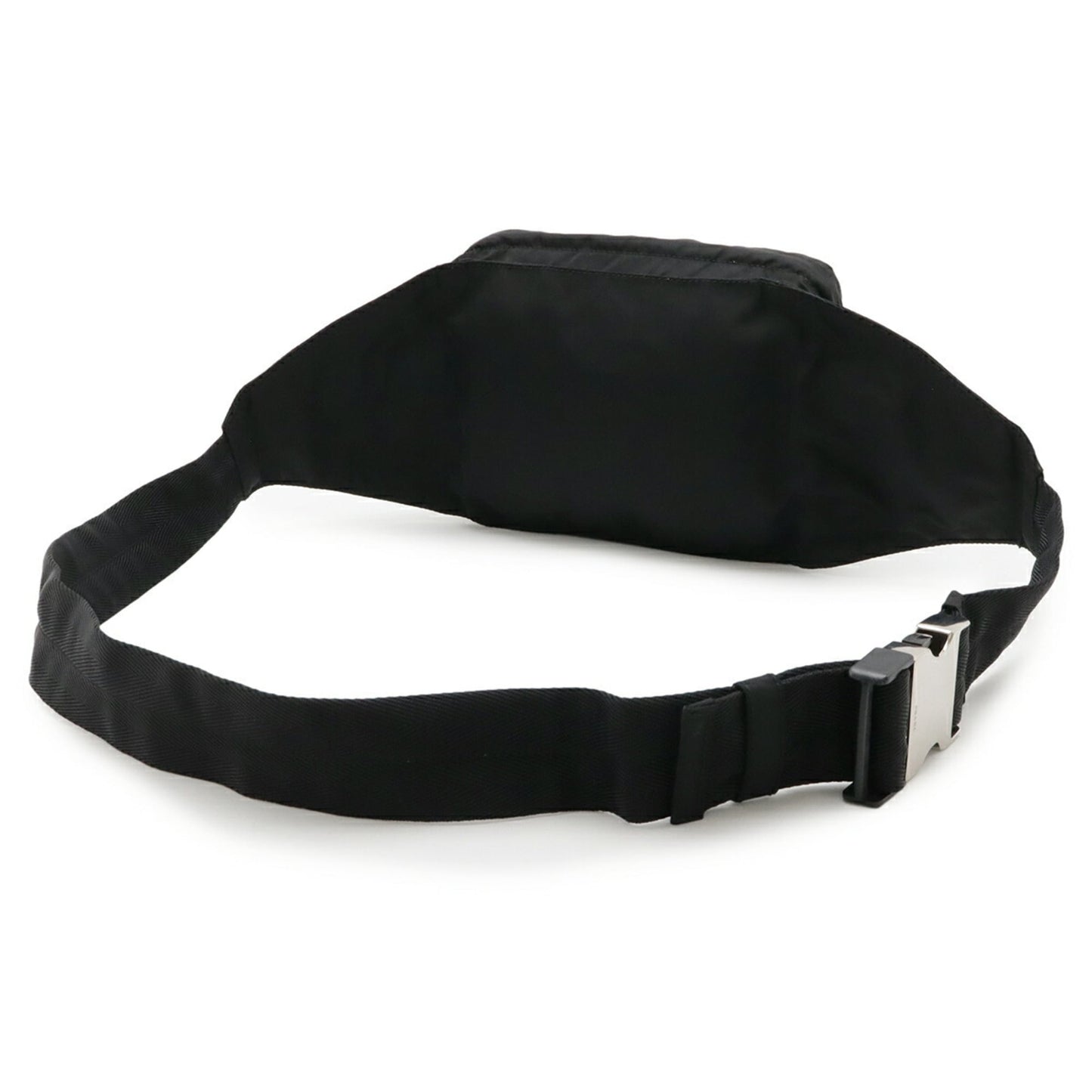 PRADA Triangle Waist Pouch Bag, Body Nylon, Black, 2VL001