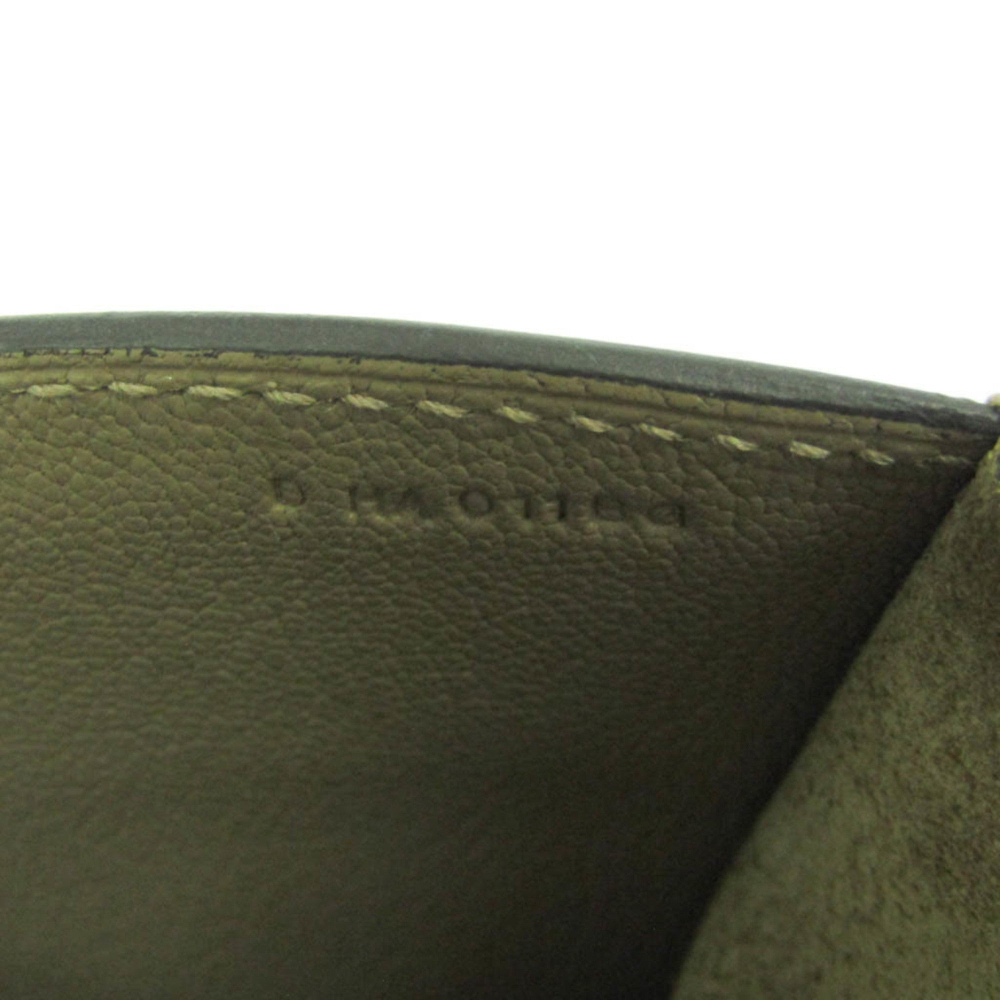 Hermes Sac A Depeche Men's Taurillon Clemence Leather Briefcase,Document Case Etoupe Gray — Like New
