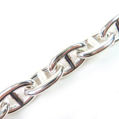HERMES 2024 Chaine d'Ancre MM AG925 13-link bangle bracelet in silver, with box and case, weighs 49.8g, for women — Like New