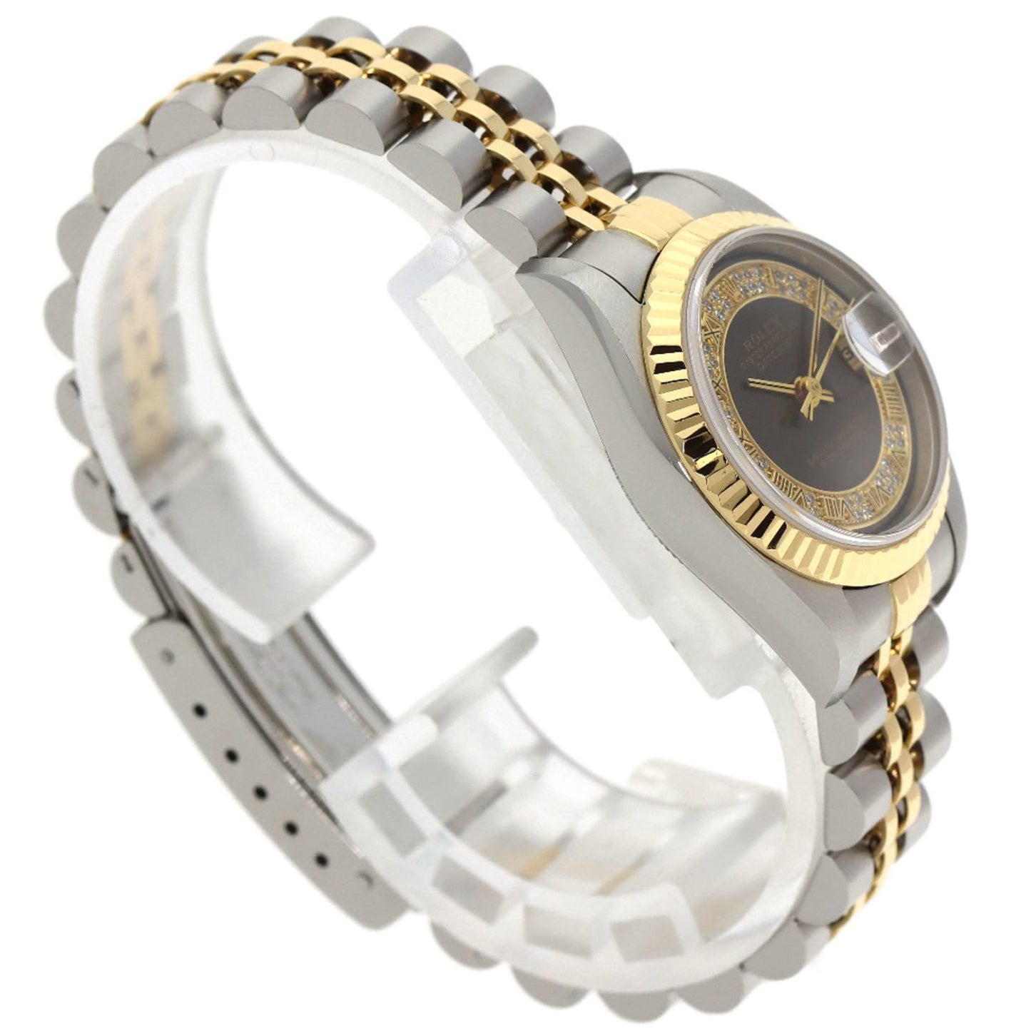 Rolex 79173MR Datejust Milliard Diamond Watch in Stainless Steel SSx18KYG (18KYG) for Women