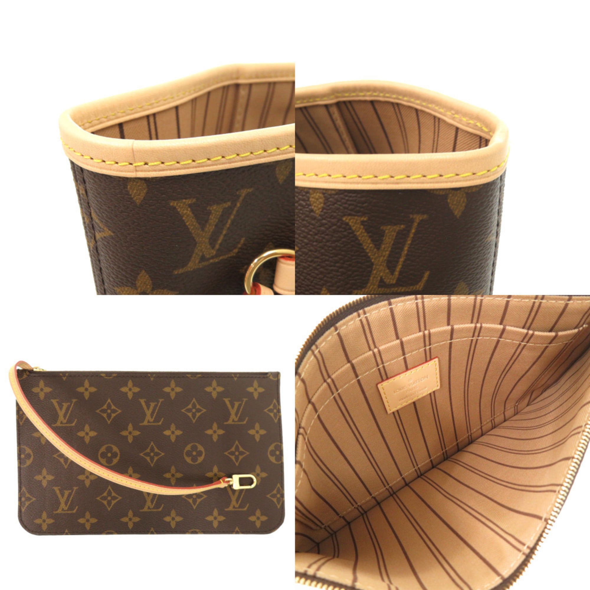 Unused Louis Vuitton Neverfull MM Monogram Rose Beige Tote Bag M46975 LV 1449 LOUIS VUITTON — New - Store Return
