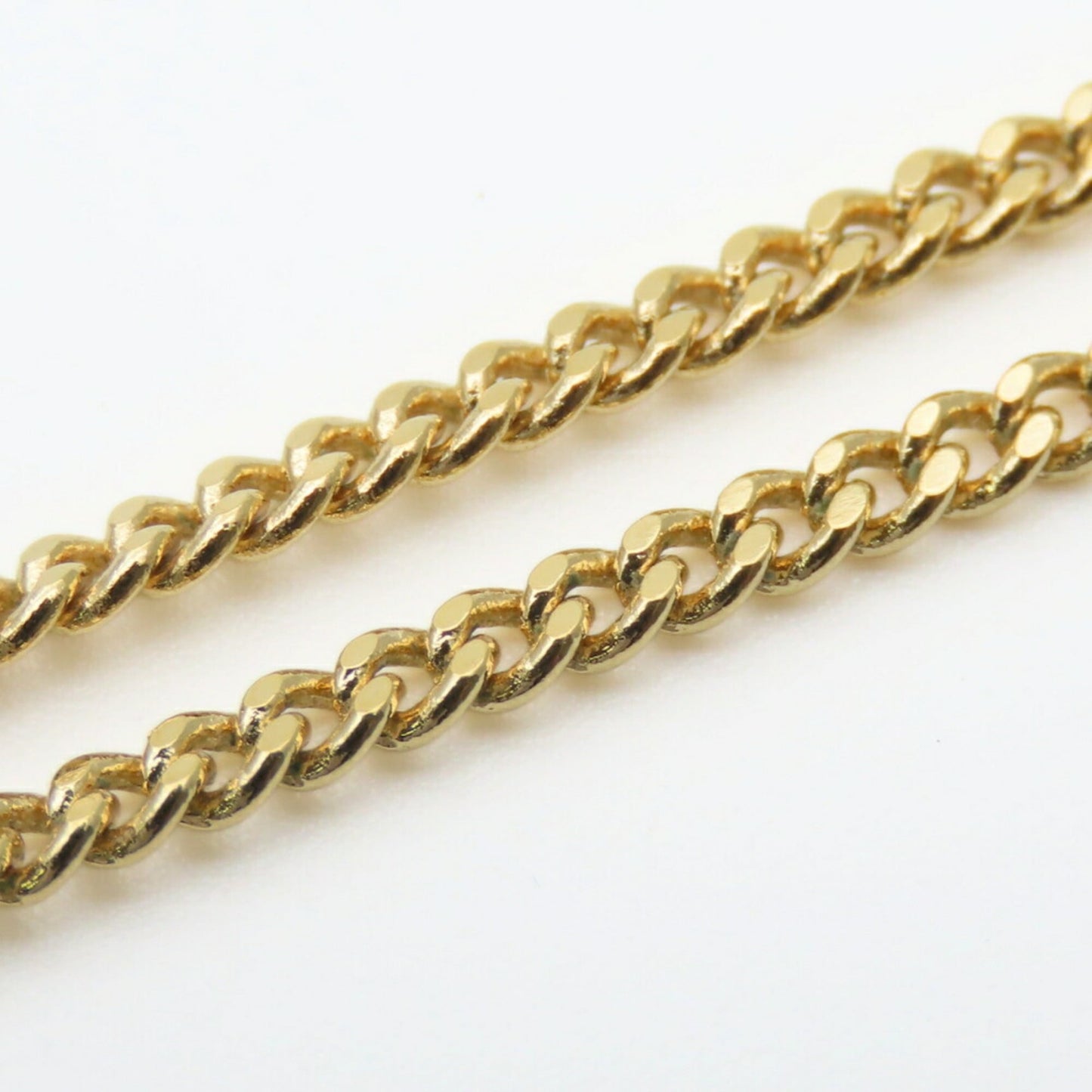 Christian Dior Necklace, Metal, Rhinestone, Gold Plated, GP, Women's,