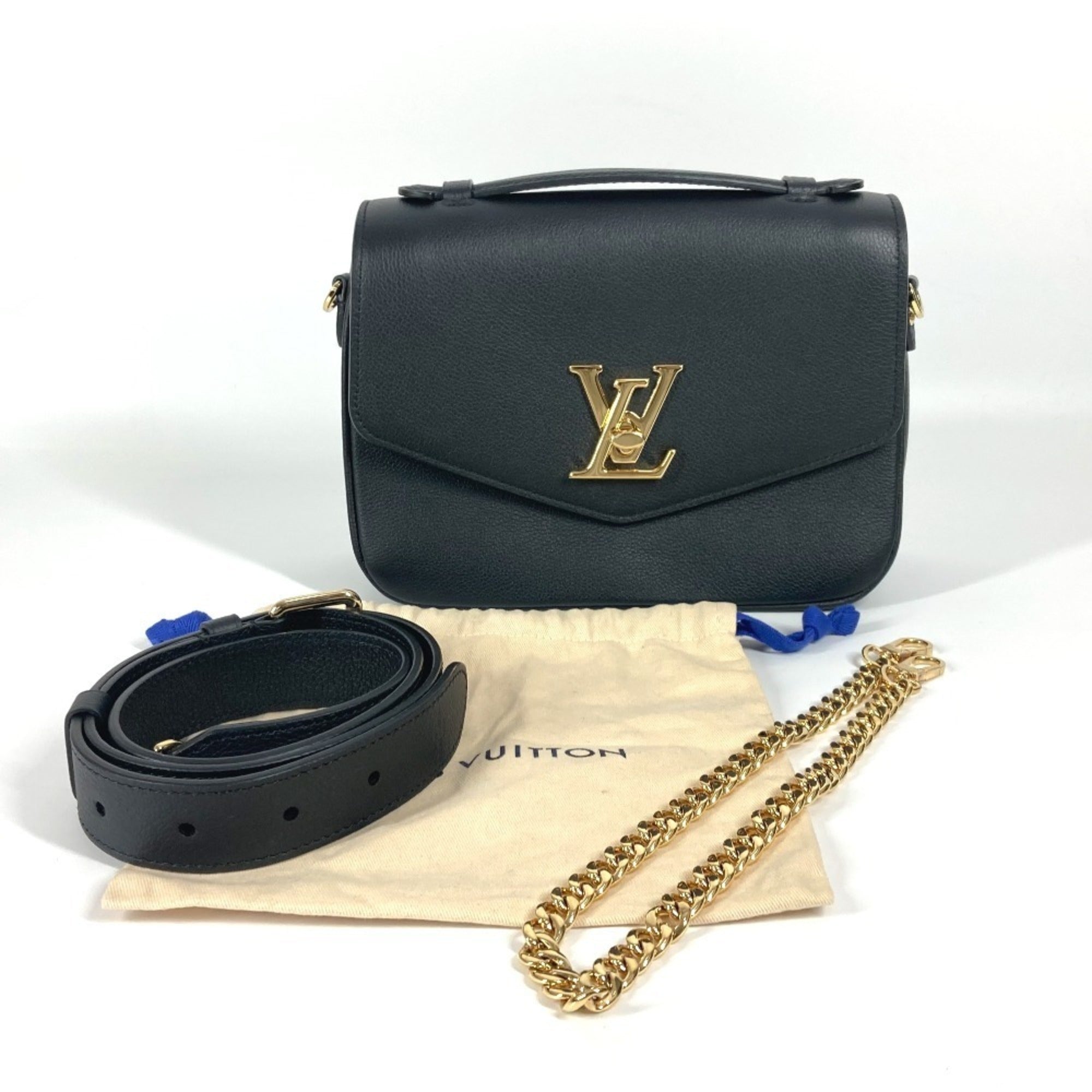 LOUIS VUITTON M22735 Oxford bag, crossbody, 3-way chain, handbag, shoulder women's, noir, black — Like New