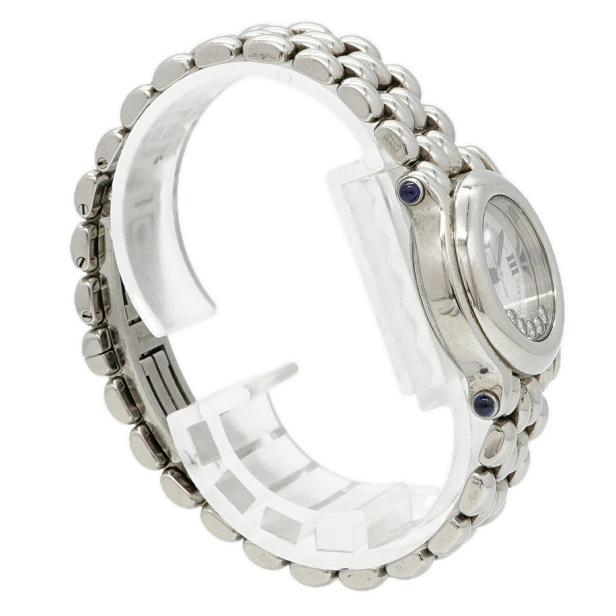 Chopard Happy Sport Diamond 27 8250-23 White Dial Women's Watch — Good