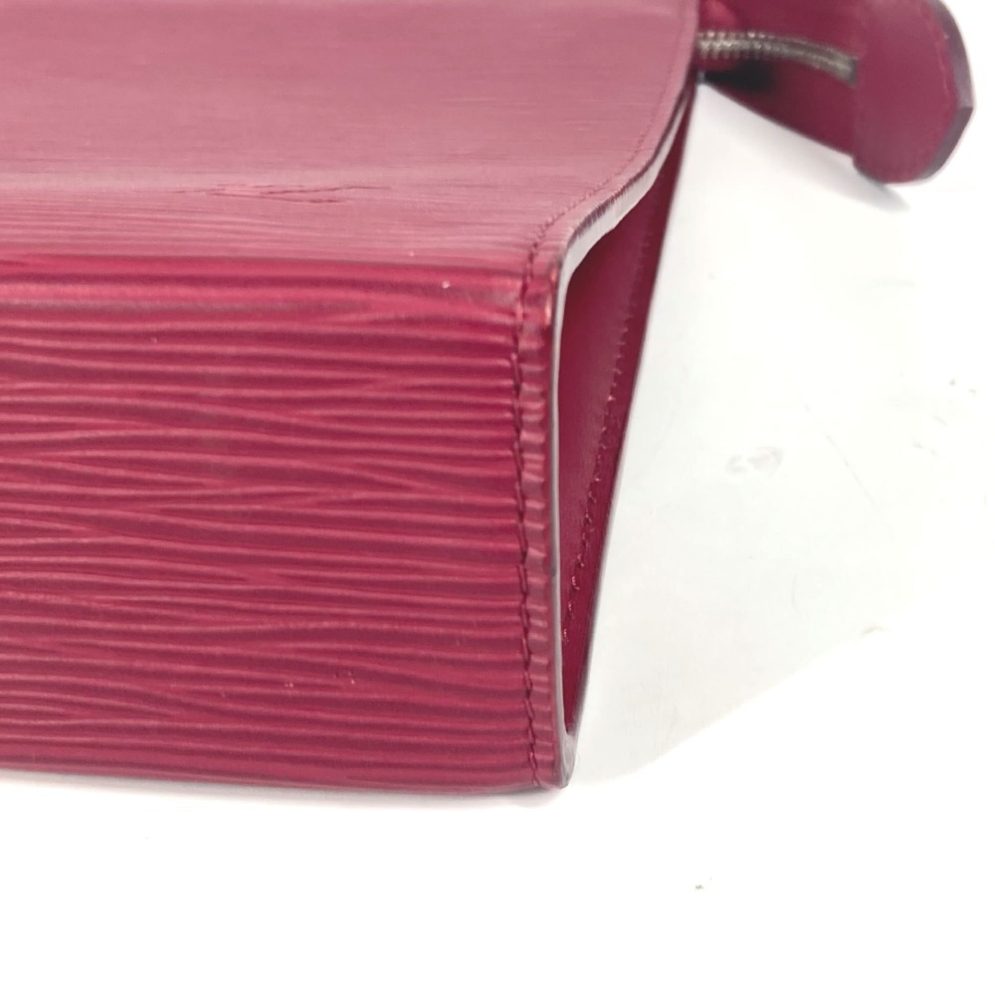 LOUIS VUITTON M41085 Epi Poche Toilette 26 Pouch Second Bag Clutch Leather Men's Women's Fuchsia Red Similar MO-241103-6 — Like New