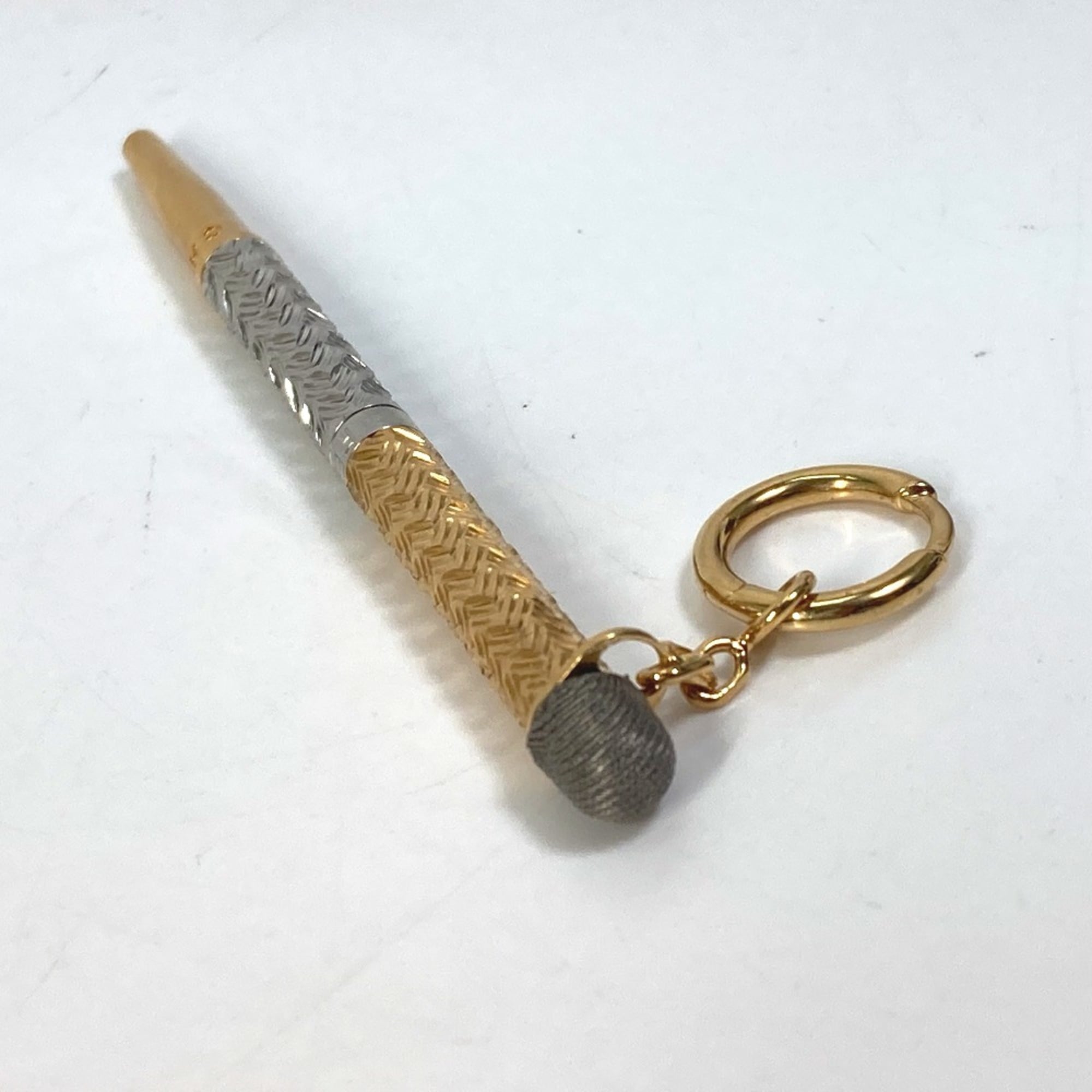 FENDI CHAOS Collaboration Scribble Pen Pen-shaped Earrings Metal Women's Silver — New - Store Return