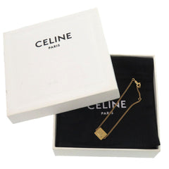 Like new Celine Alphabet P Initial Bracelet 46B0P6BRA GP Gold 0630 CELINE — Like New