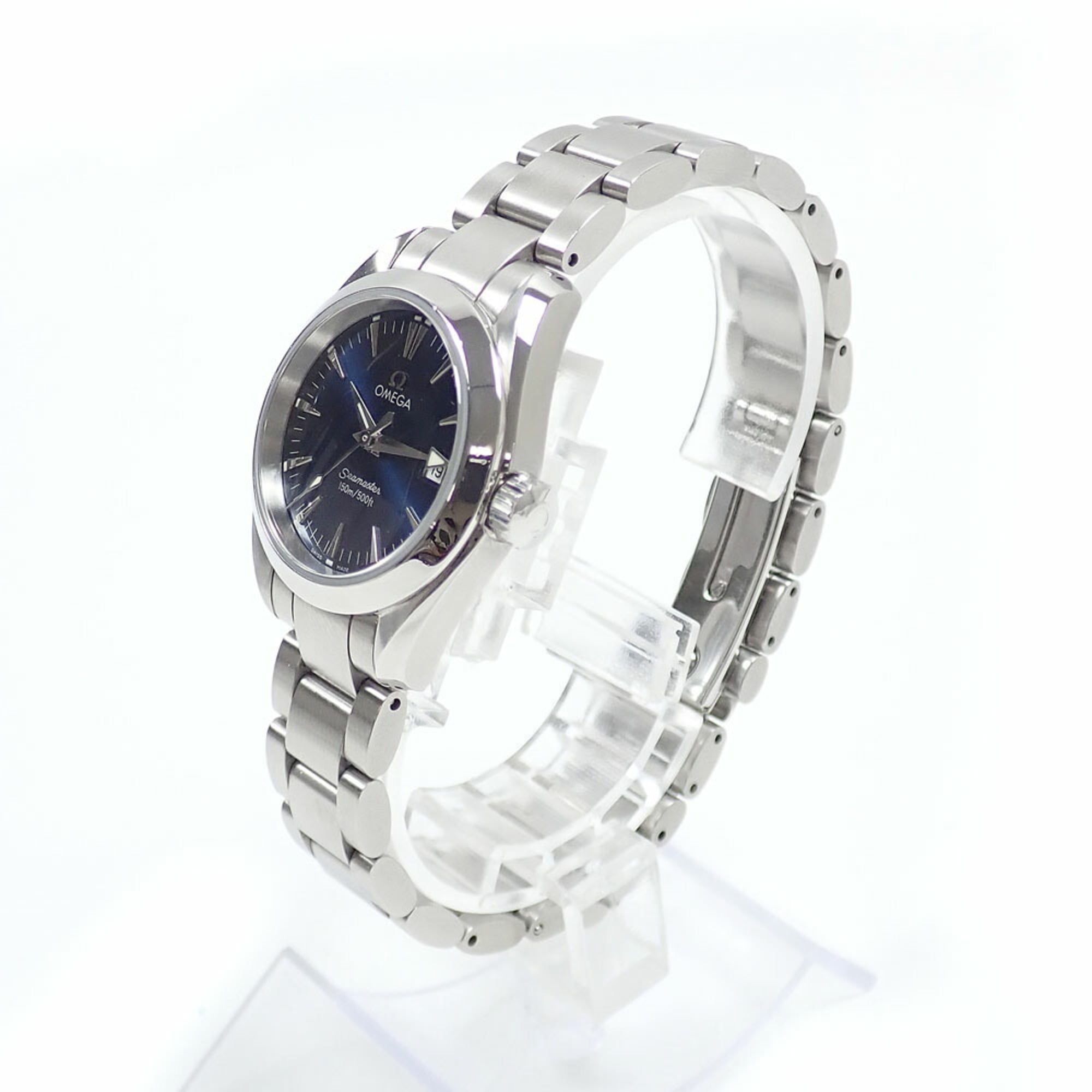 Omega Seamaster Aqua Terra Ladies Quartz Watch SS 2577.80.00 Battery-powered — Good