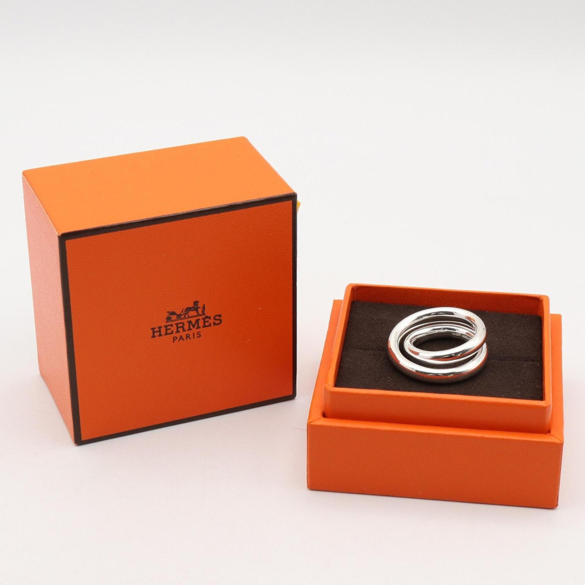 Hermes Vertige Ring, Sterling Silver 925, Tone, Ring/Finger Ring — Like New
