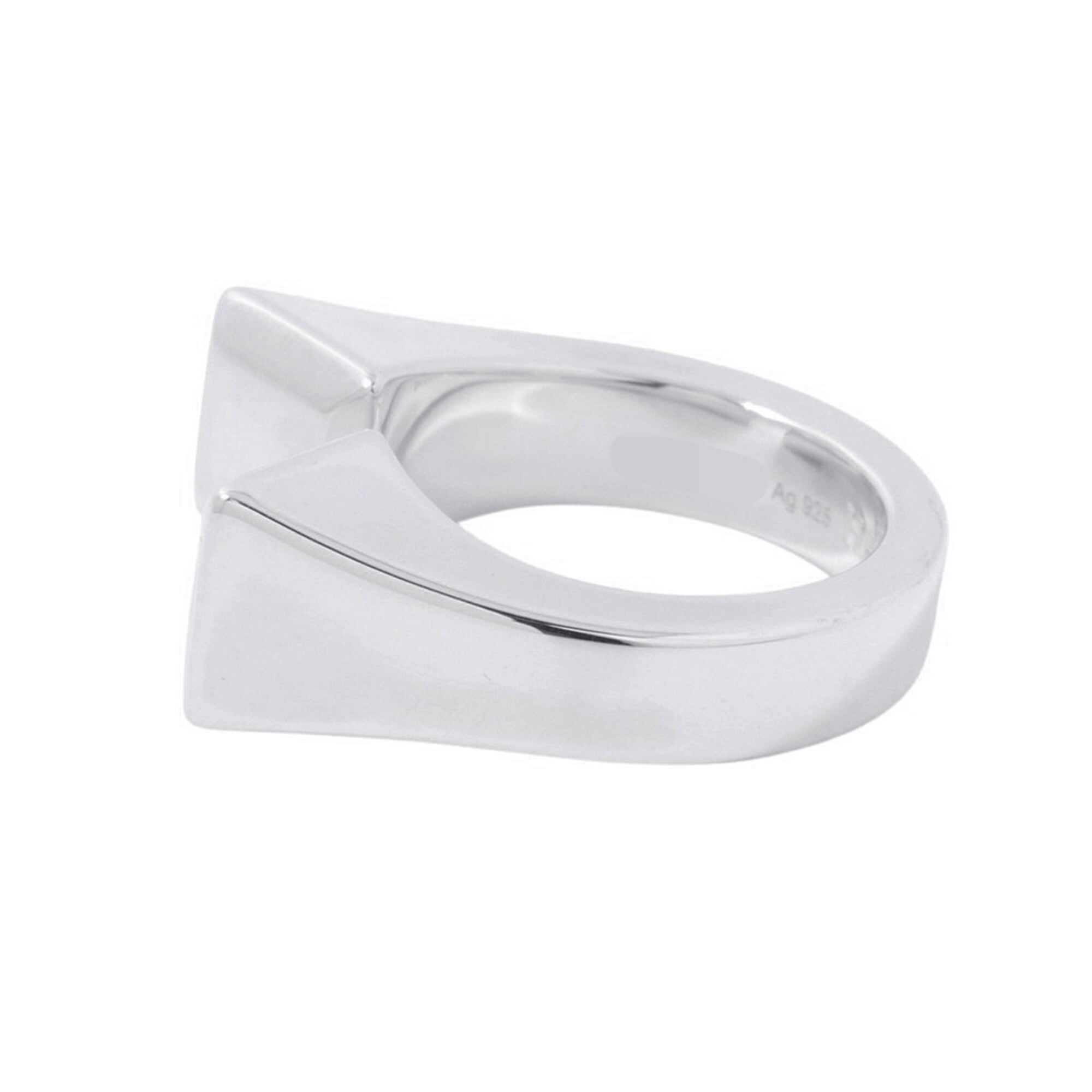 Hermes ring, Clou de Forge ring GM, SV925 silver, size 49. HERMES ring — Like New