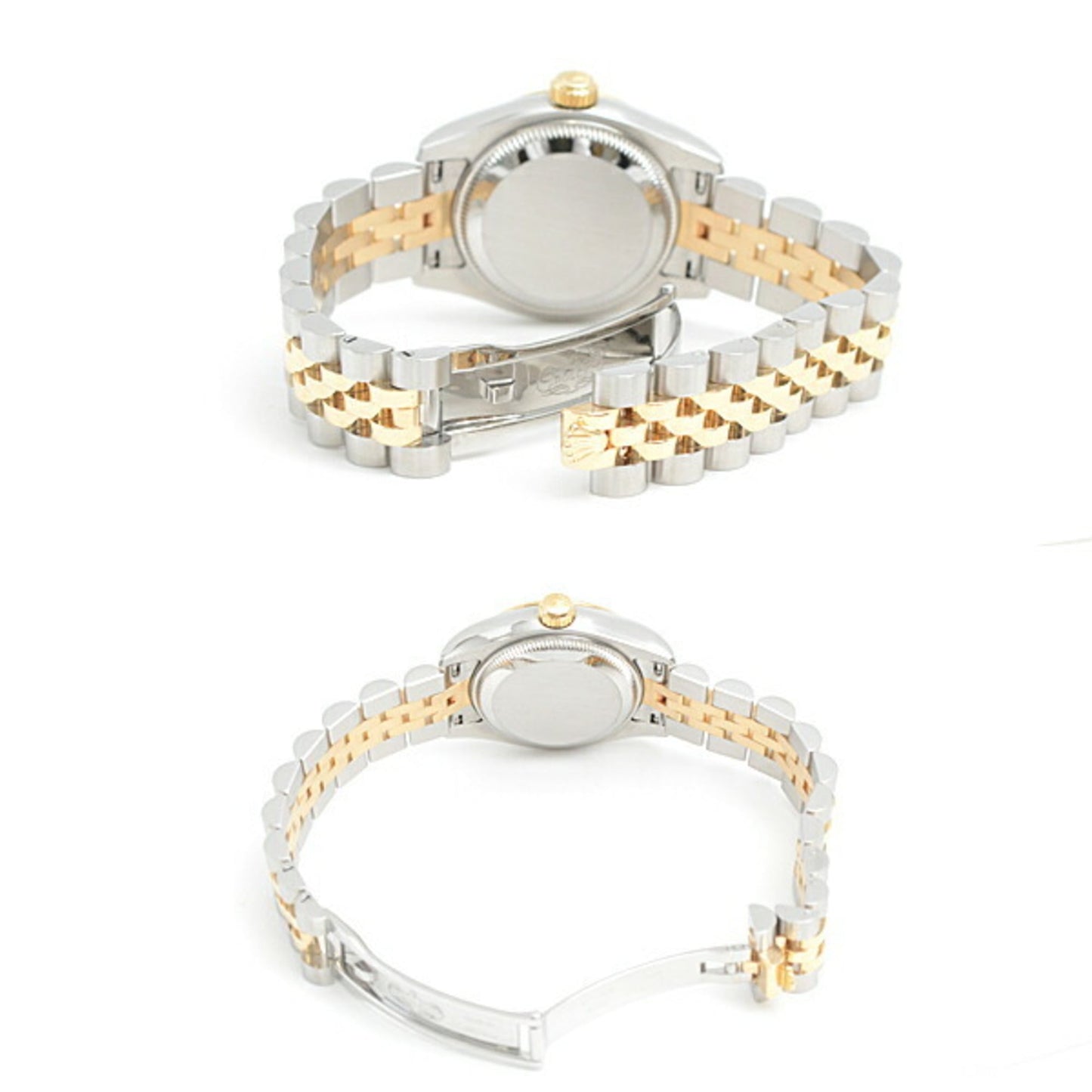 Rolex Watch Ladies Datejust 10P Diamond Automatic Y Series Computer Gold Dial SS x YG ROLEX 179143G