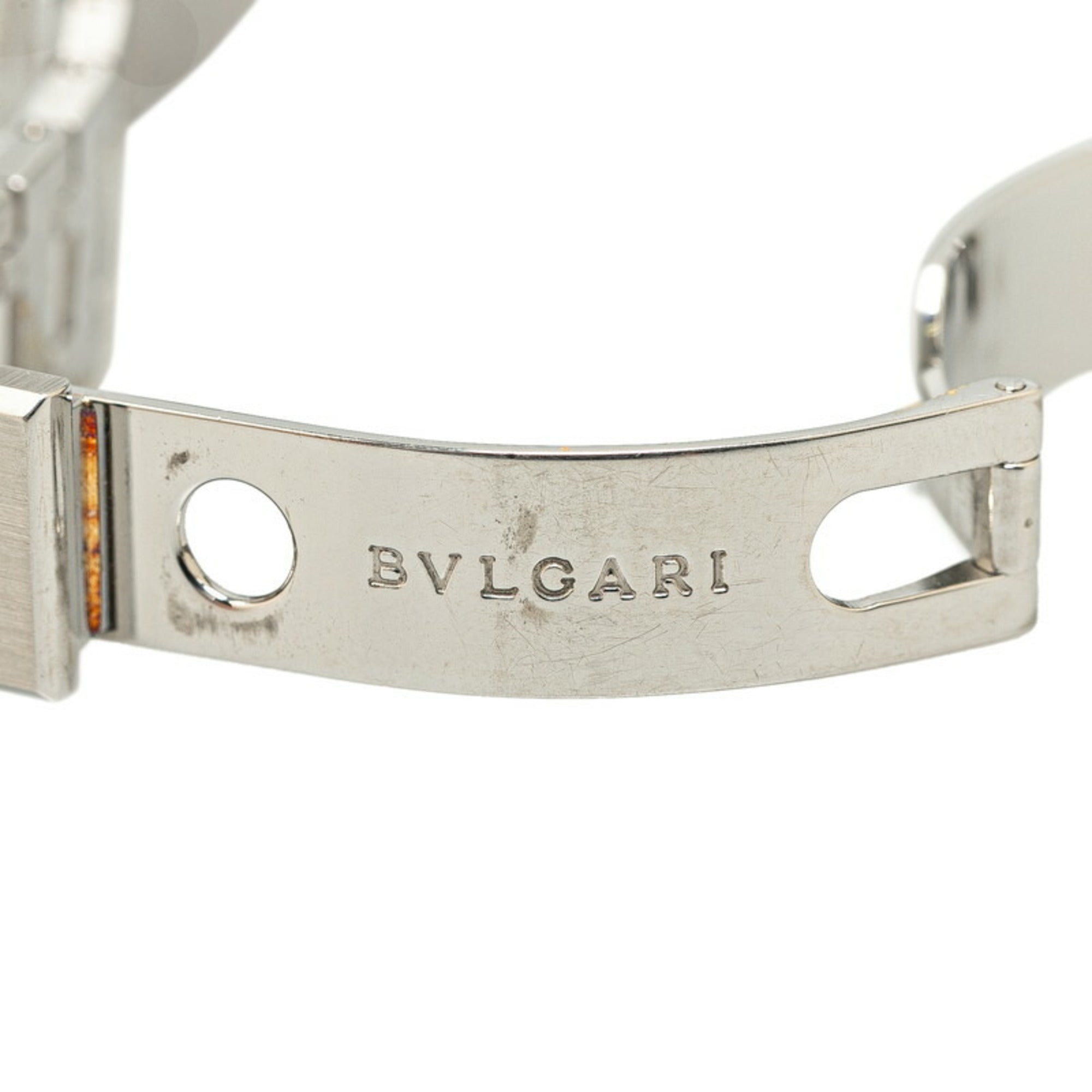 BVLGARI Watch BB23SS Quartz Black Dial Stainless Steel Women's — Good
