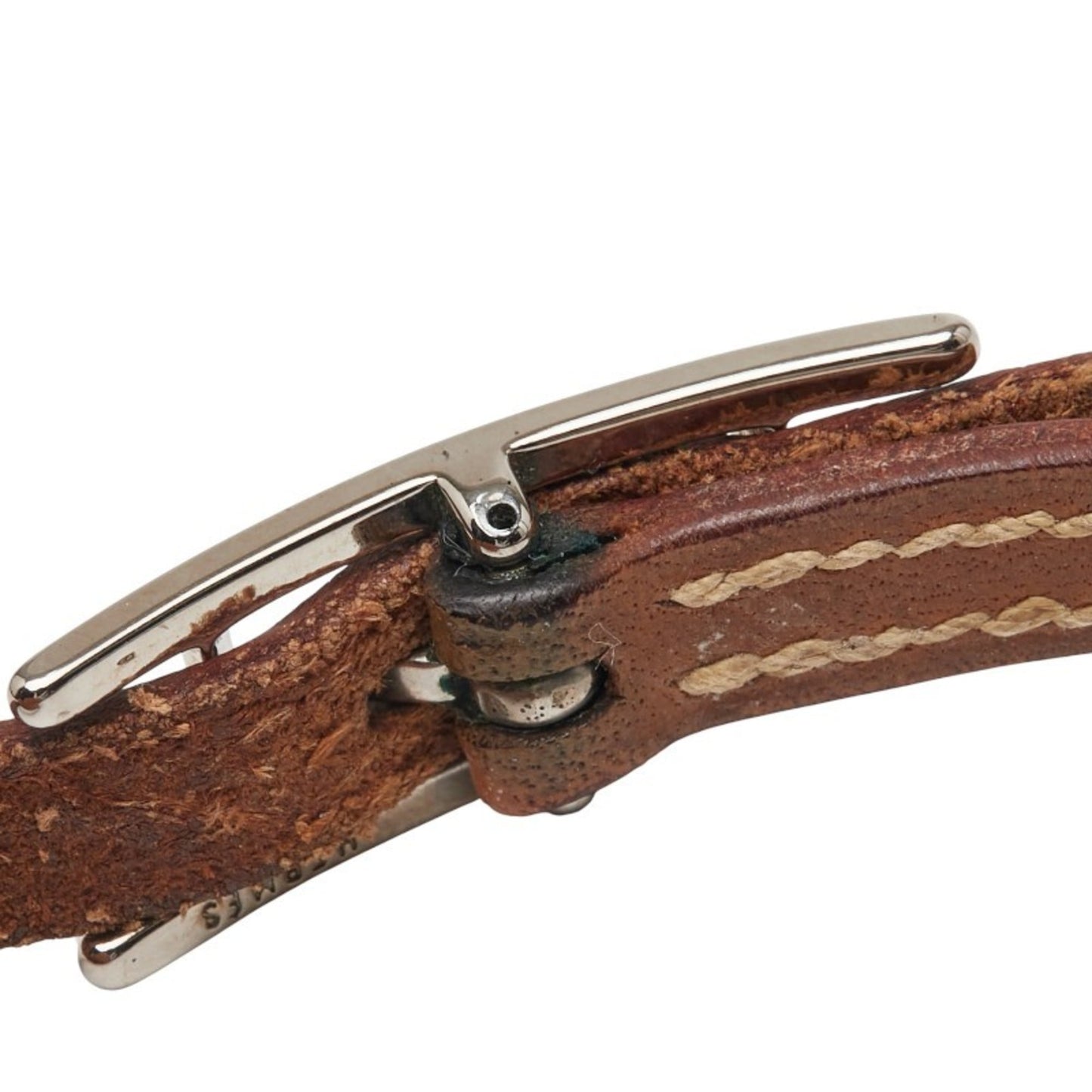 Hermes Api 3 Bracelet, 3-Row Brown Leather, Women's, HERMES