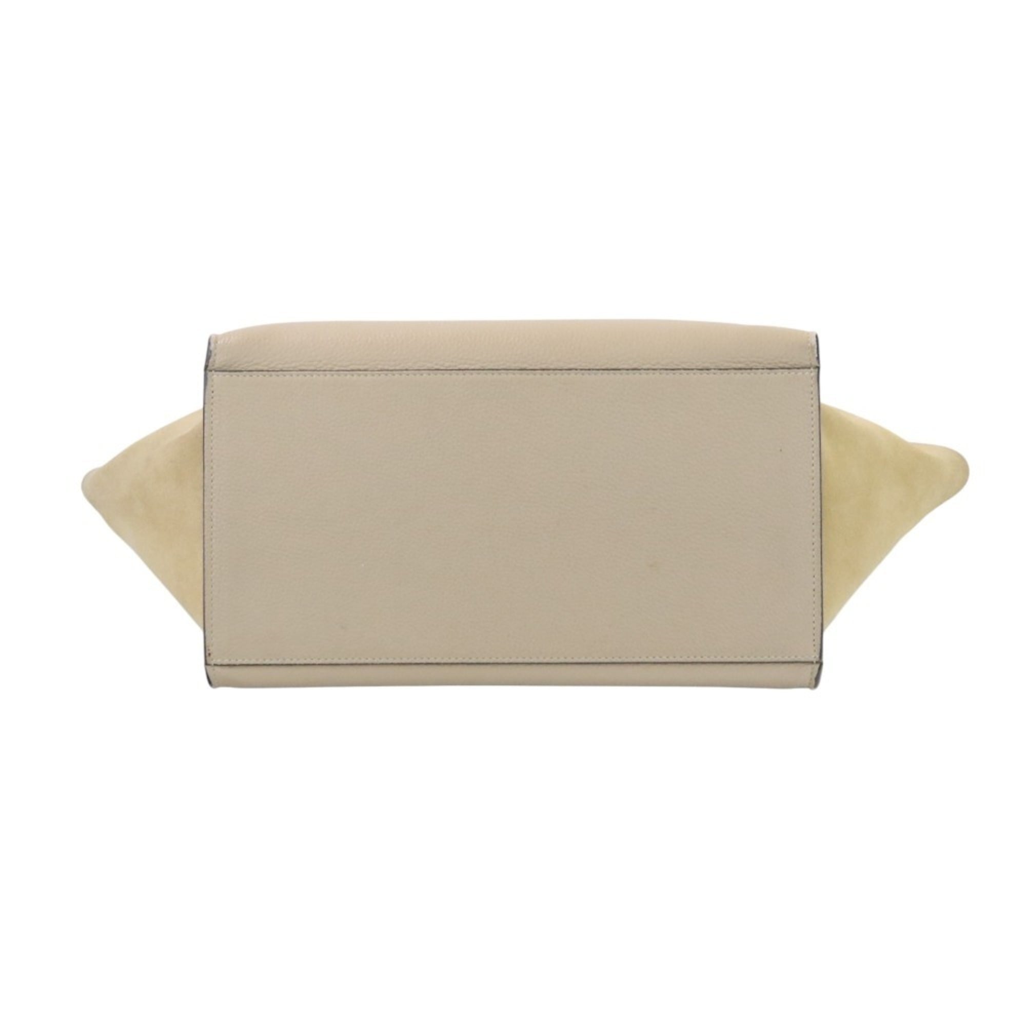 CELINE Trapeze 2-Way Shoulder Bag, Beige, Women's