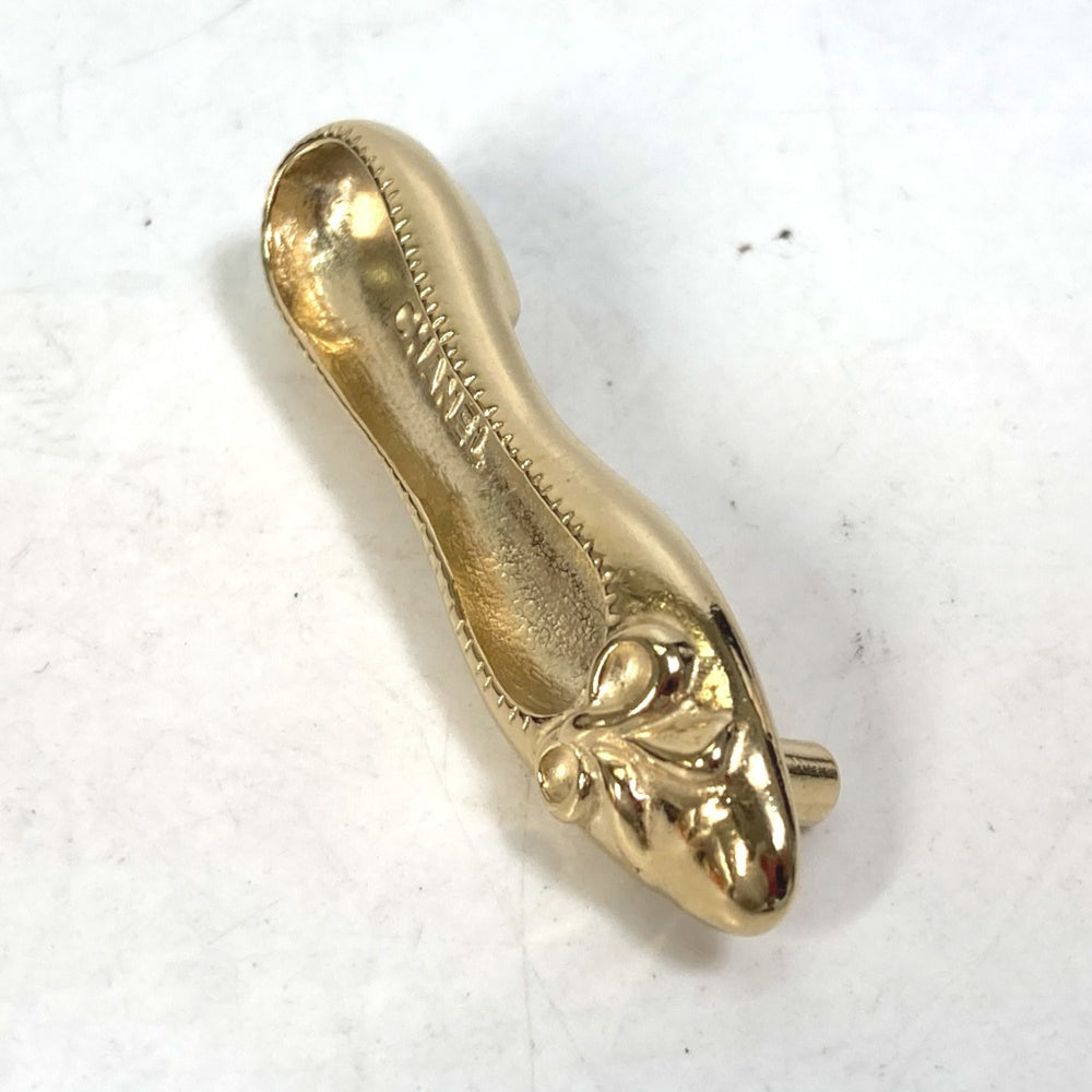 Chanel pumps motif B23A accessories Brooch Gold — Like New