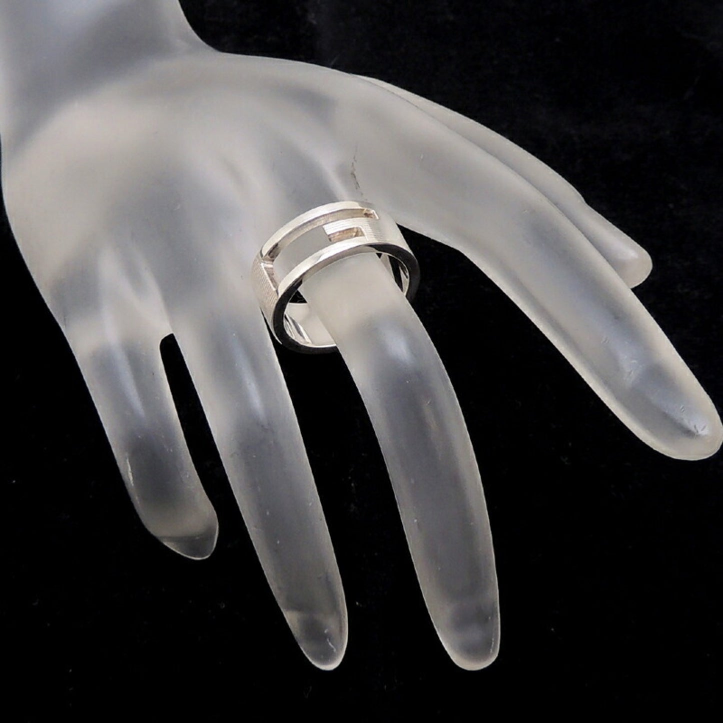 Gucci SV925 G Women's/Men's Ring Silver 925 No. 13