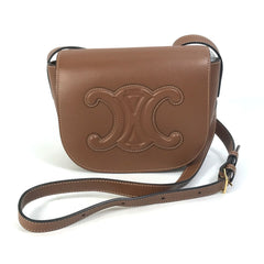 CELINE 198263DU3 Crossbody Pochette Bag Shoulder Bag Tan Brown — Like New