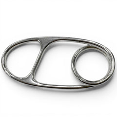 HERMES (Hermes) 2023 model, SV925 Chaine d'Ancre Punk Triple Ring, Silver, Size 56, Made in France, Weight 18.7g, Men's, Comes with Box — Like New