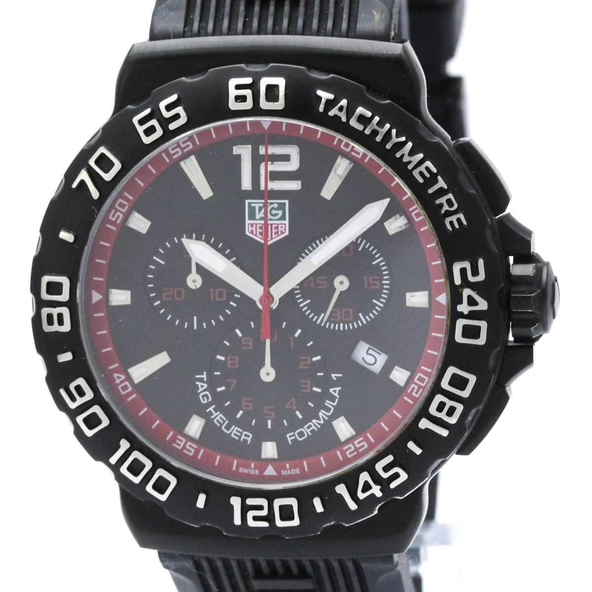 TAG HEUER Formula 1 Chronograph Steel Quartz Watch CAU1116 Polished — Very Good