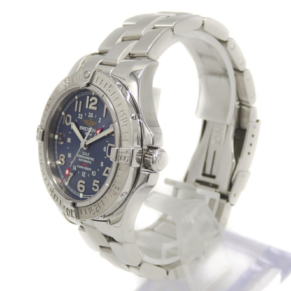 BREITLING Colt GMT A32350 Automatic Chronometer Blue Dial
