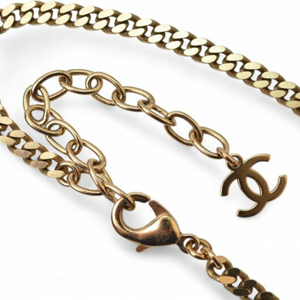 Chanel Long Necklace Pendant BOY CHANEL Boy Coco CC Tag C22P Gold — Like New