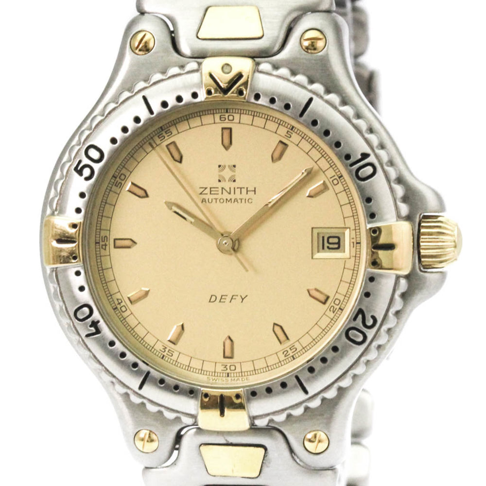 ZENITH Defy Gold Plated Steel Automatic Mens Watch 59.2000.462 Polished — Very Good