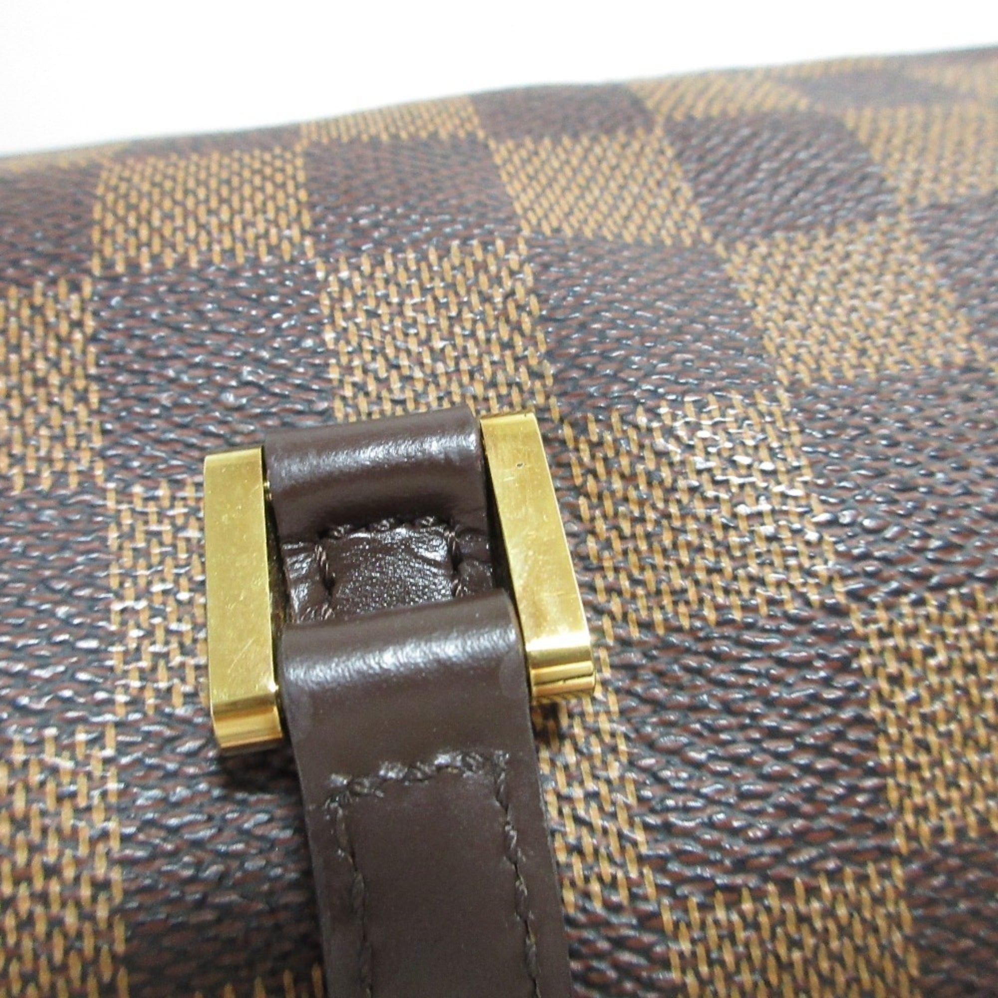 LOUIS VUITTON Louis Vuitton Damier Ebene Papillon PM Handbag N51304 Brown Women's — Like New