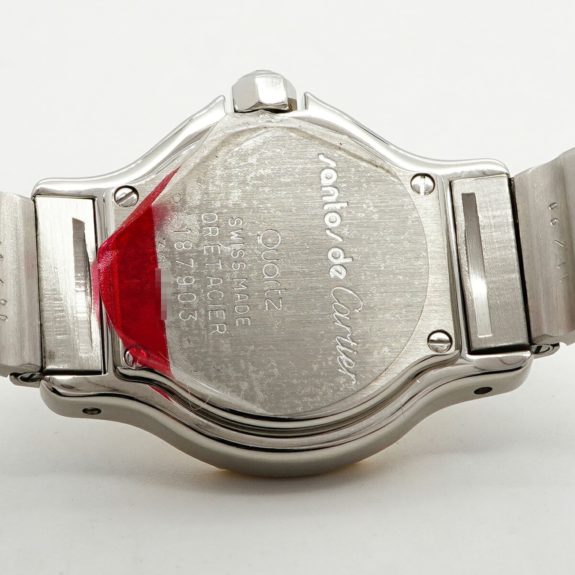 Cartier Santos Octagon SM W2001683 Beige Dial Women's Watch — Very Good