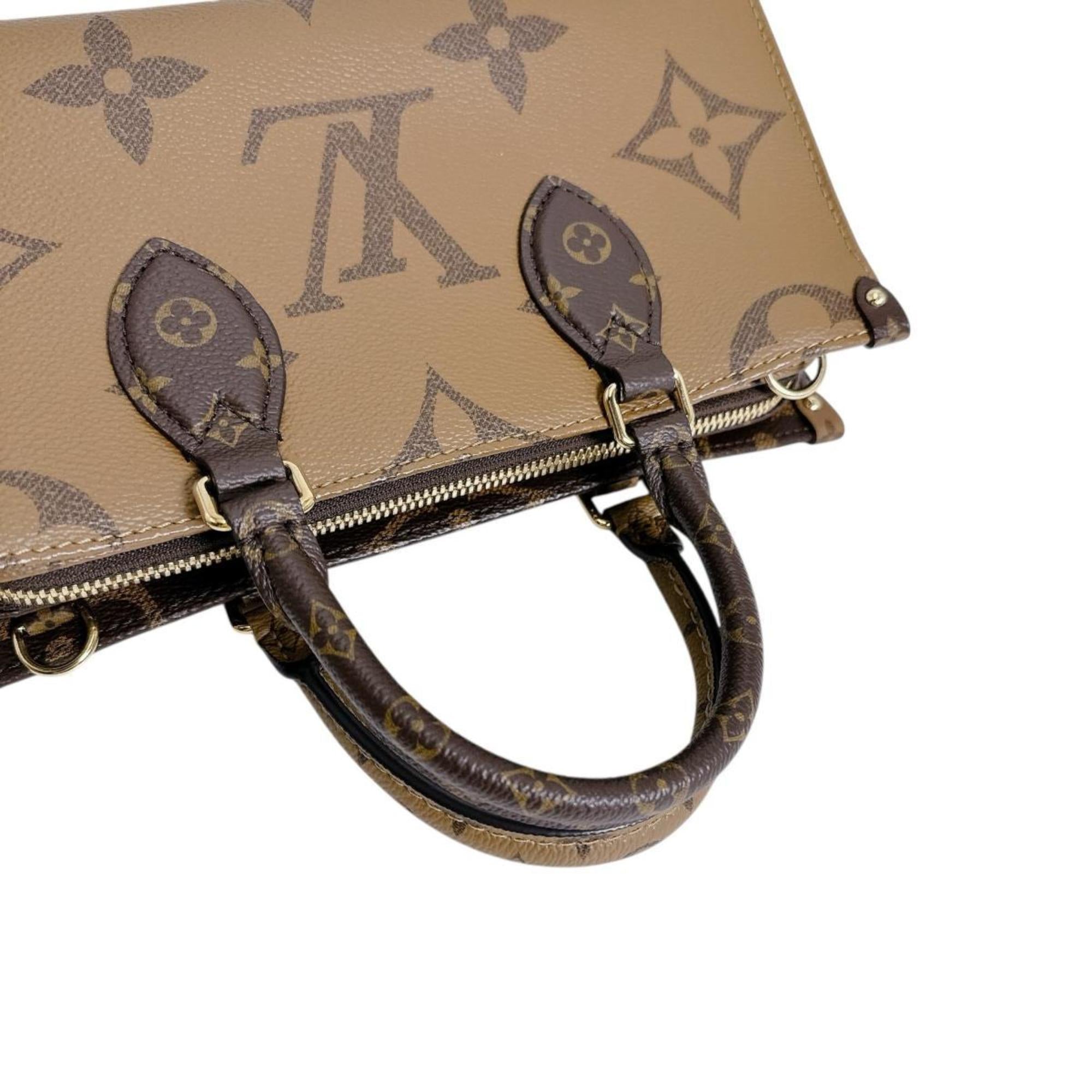 Louis Vuitton On the Go New York Monogram Canvas Tote Bag, Brown, M46653 — Like New