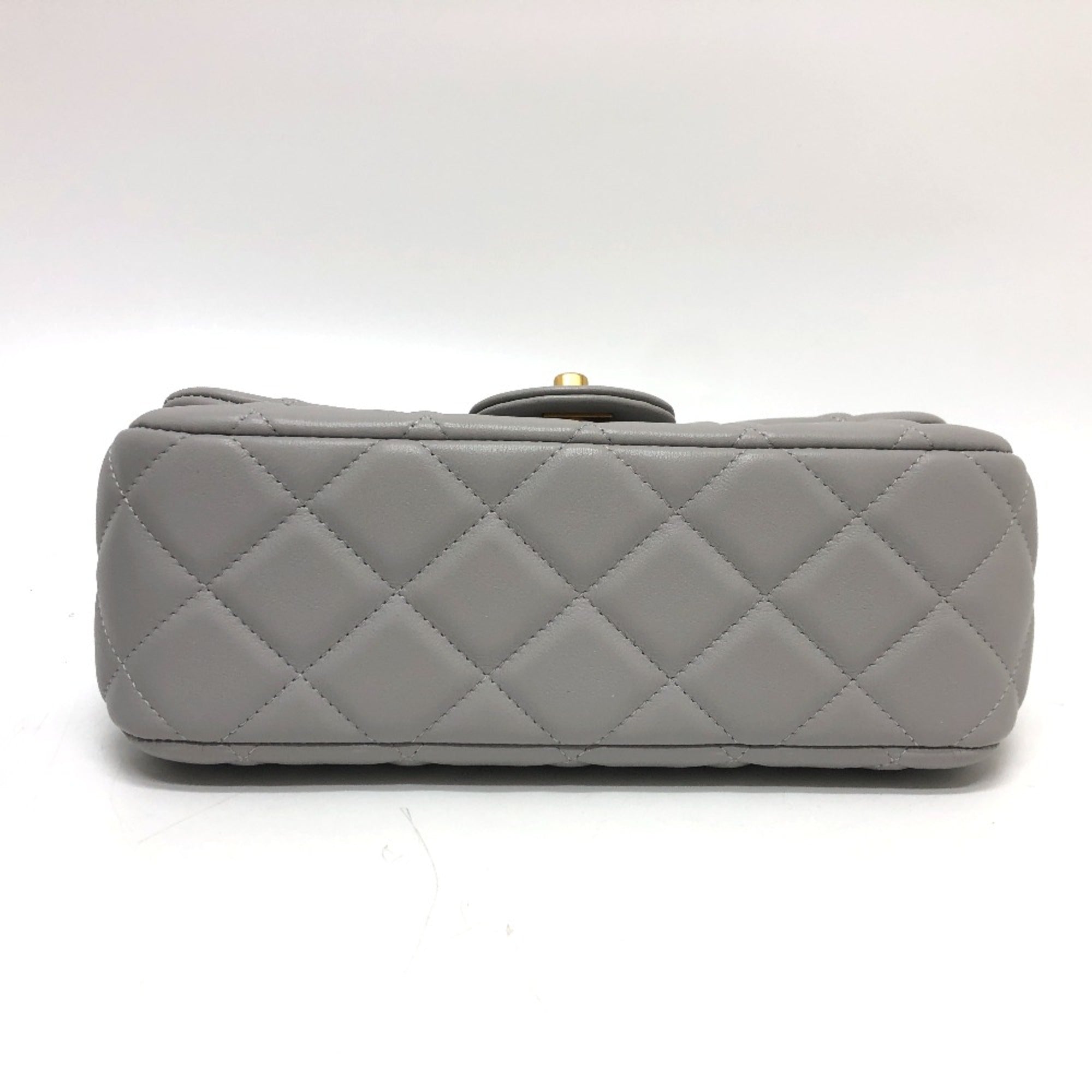 Chanel 2WAY Crossbody Shoulder Shoulder Bag gray GoldHardware — Like New