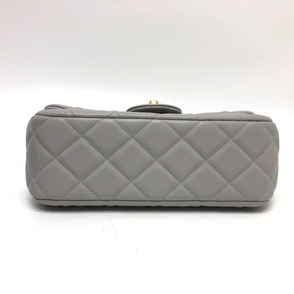 Chanel 2WAY Crossbody Shoulder Shoulder Bag gray GoldHardware — Like New