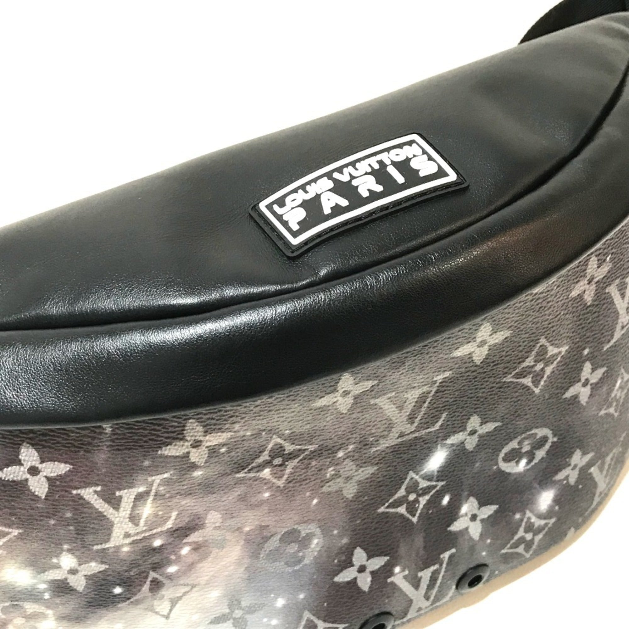 LOUIS VUITTON M44444 Monogram Galaxy Discovery Bum Bag Waist Body Canvas Men's Black — New - Store Return