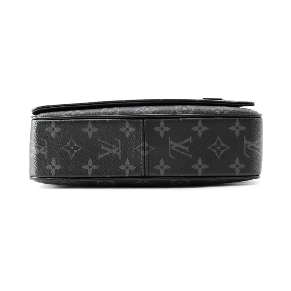 Louis Vuitton Shoulder Bag Monogram Eclipse District PM NV3 M46255 LOUIS VUITTON Men's Black Handbag — Like New