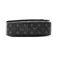 Louis Vuitton Shoulder Bag Monogram Eclipse District PM NV3 M46255 LOUIS VUITTON Men's Black Handbag — Like New