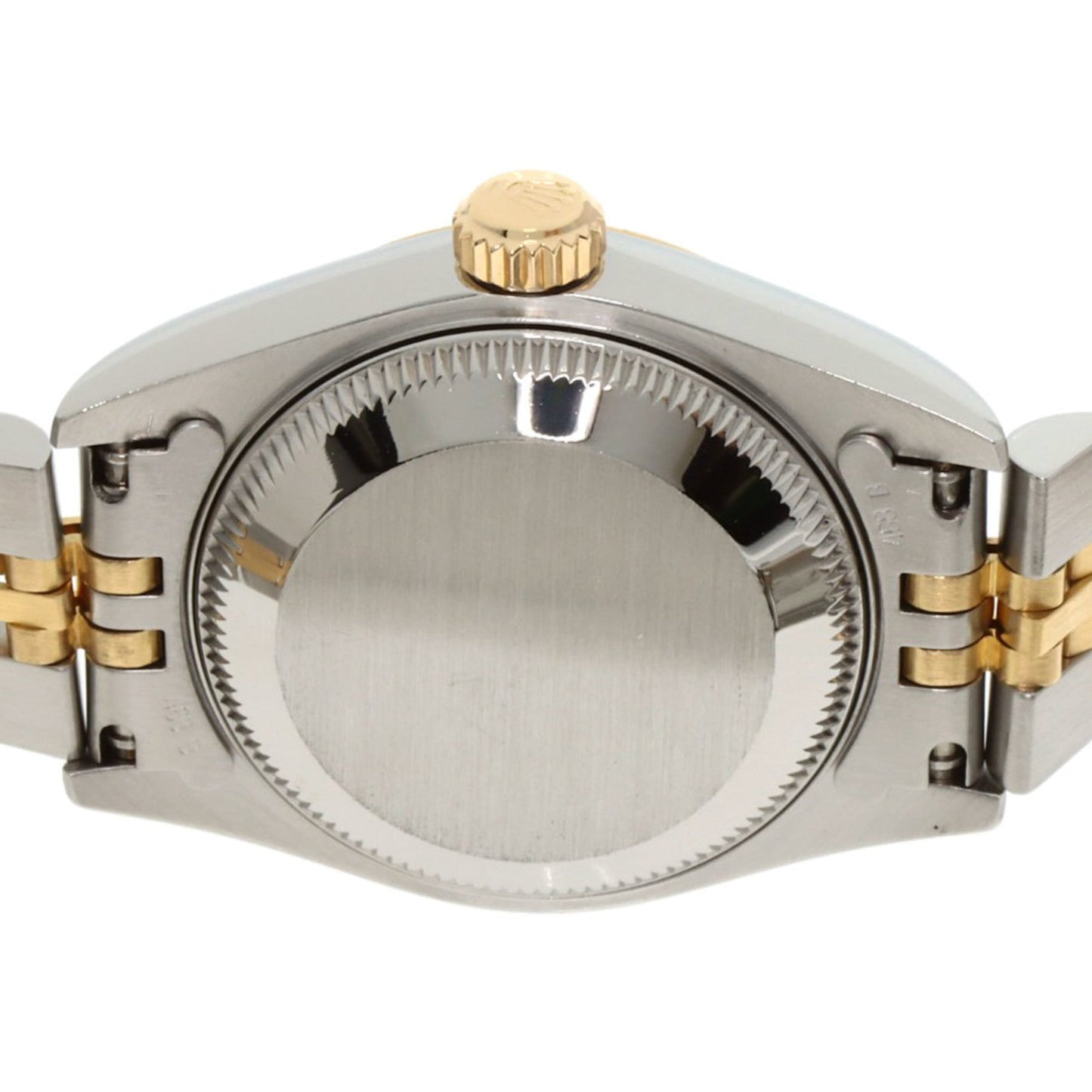 Rolex 69173G Datejust 10P Diamond Blue Gradient Watch in Stainless Steel SSx18KYG (18KYG) for Women